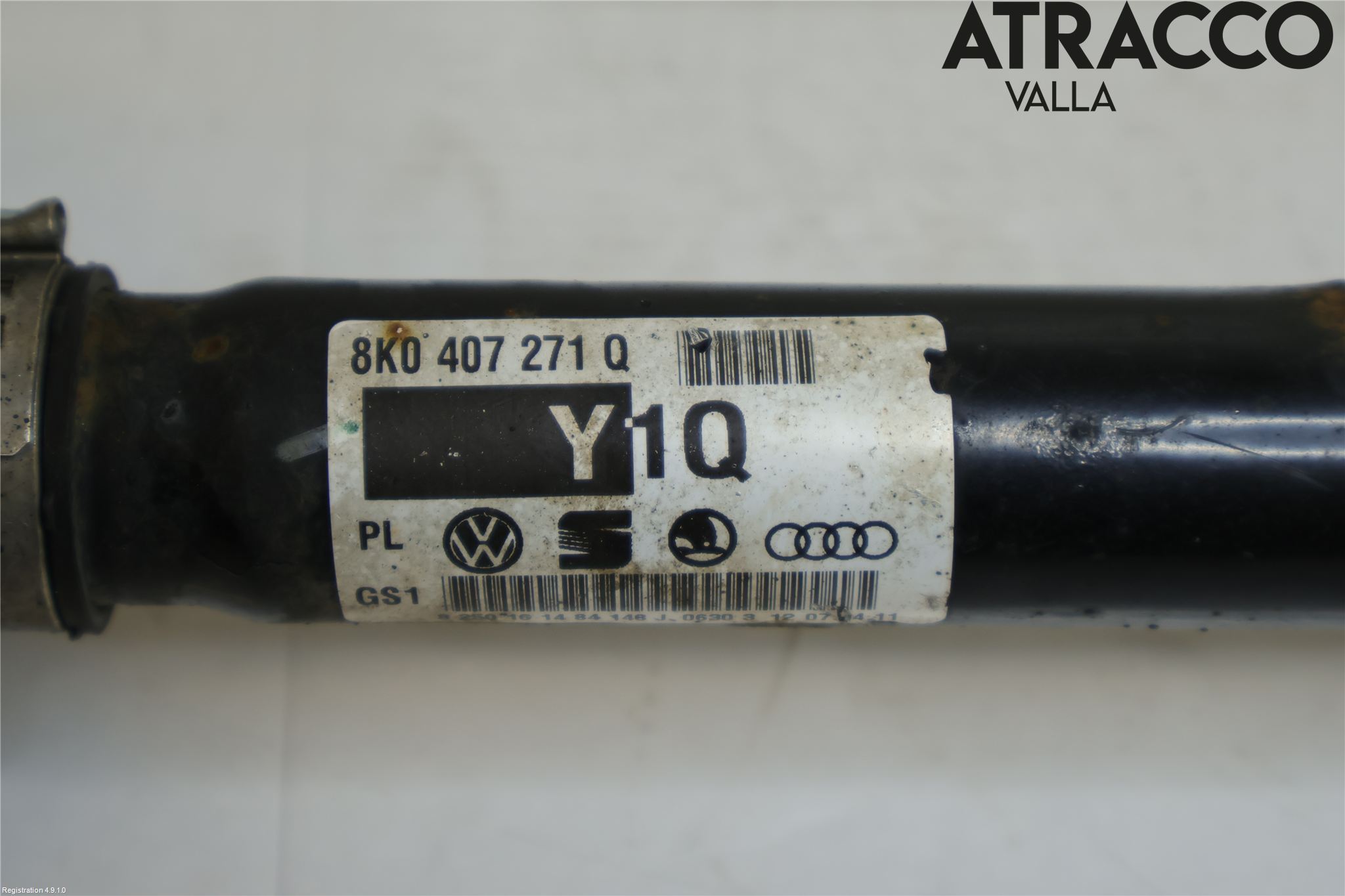Audi A5 07-16 Drivaksel Foran Kompl Venstre