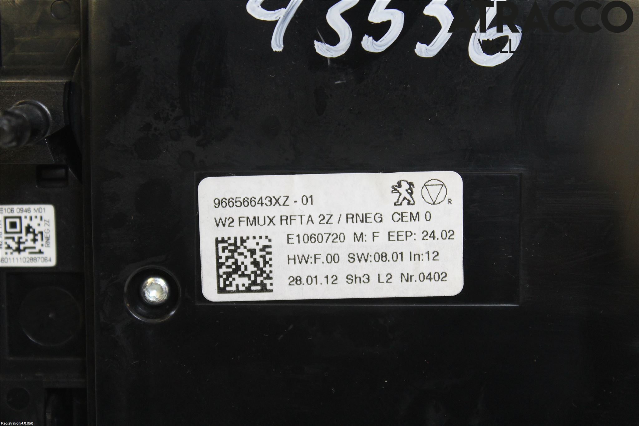 Peugeot 508 11-18 Varme Ac Betjening-Display