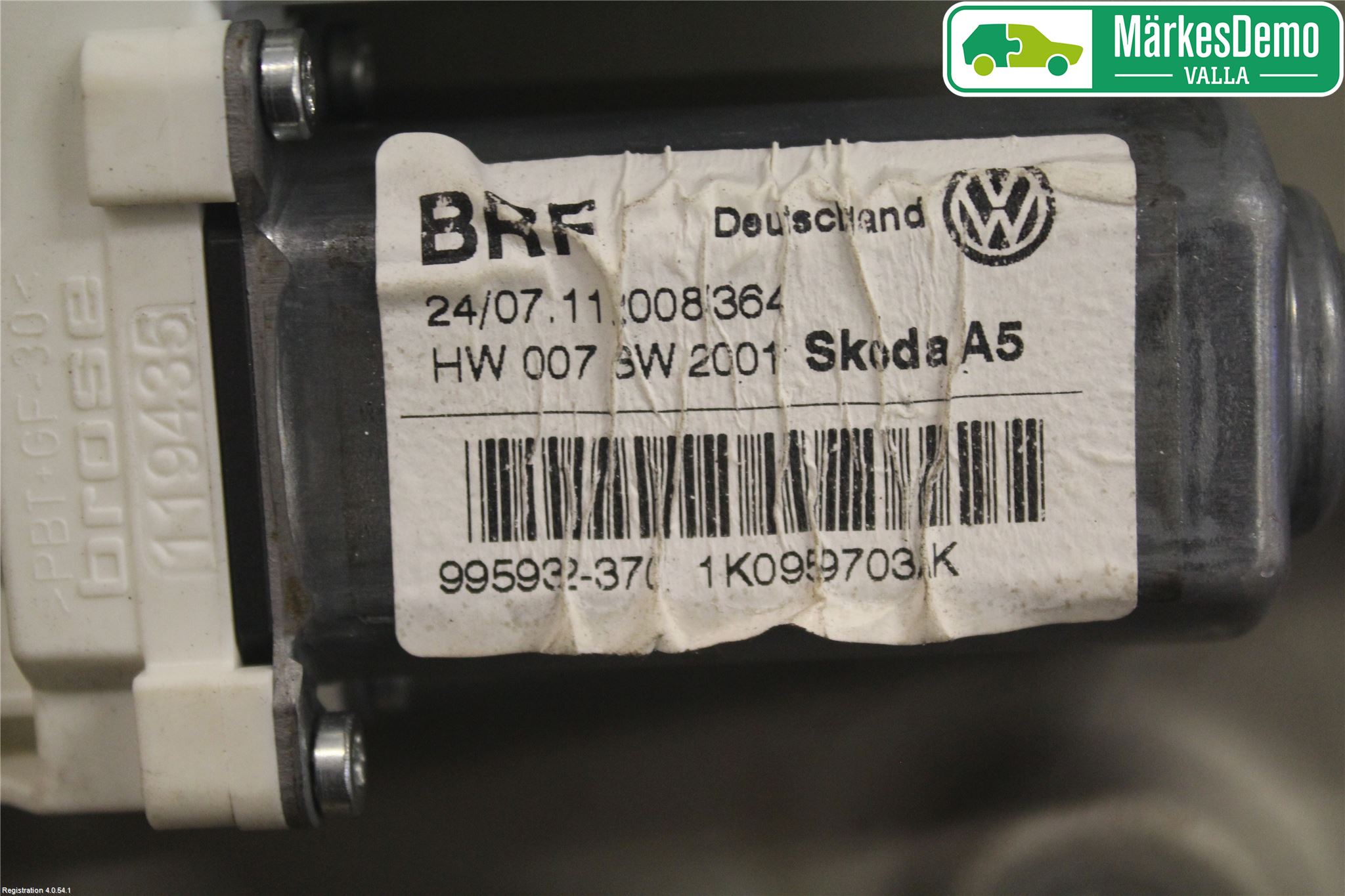 Skoda OCTAVIA (1Z) 05-13 Vindusheis El Komp