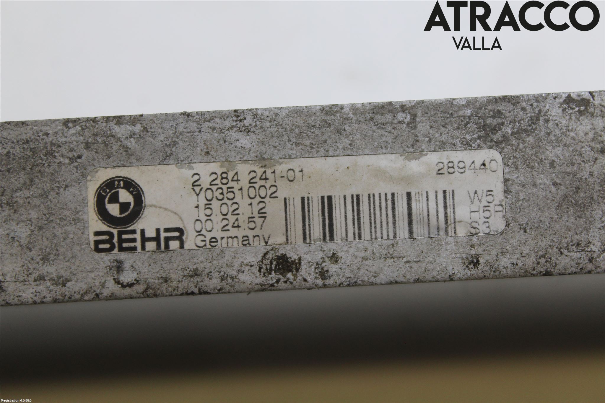 BMW 5 F10/F11/F18 09-17 Radiator Oljekjøler Automatgea