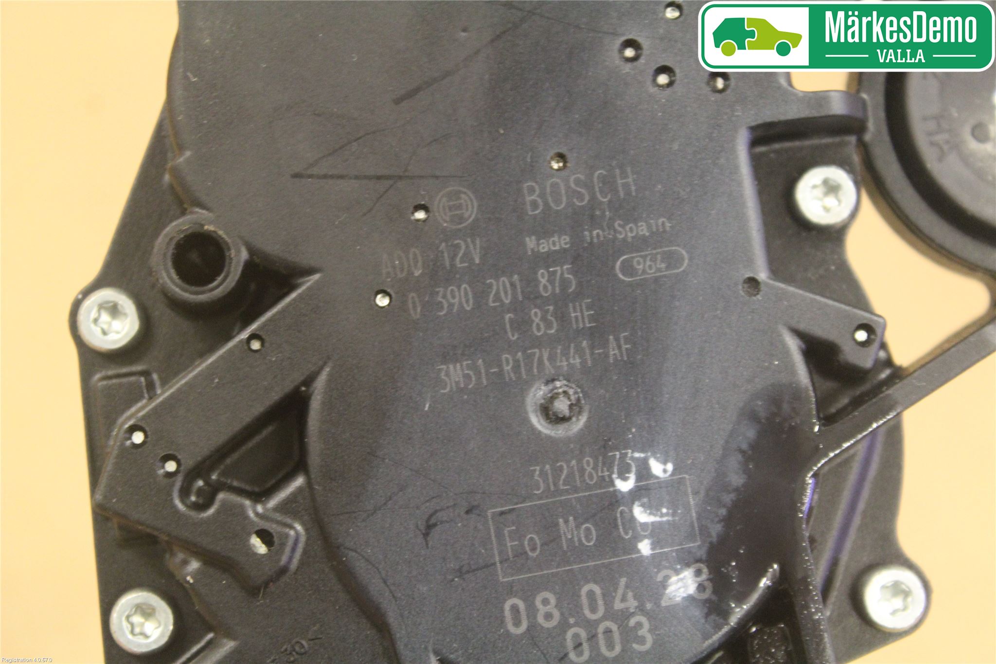 Ford S-MAX 06-15 Viskermotor Bakluke