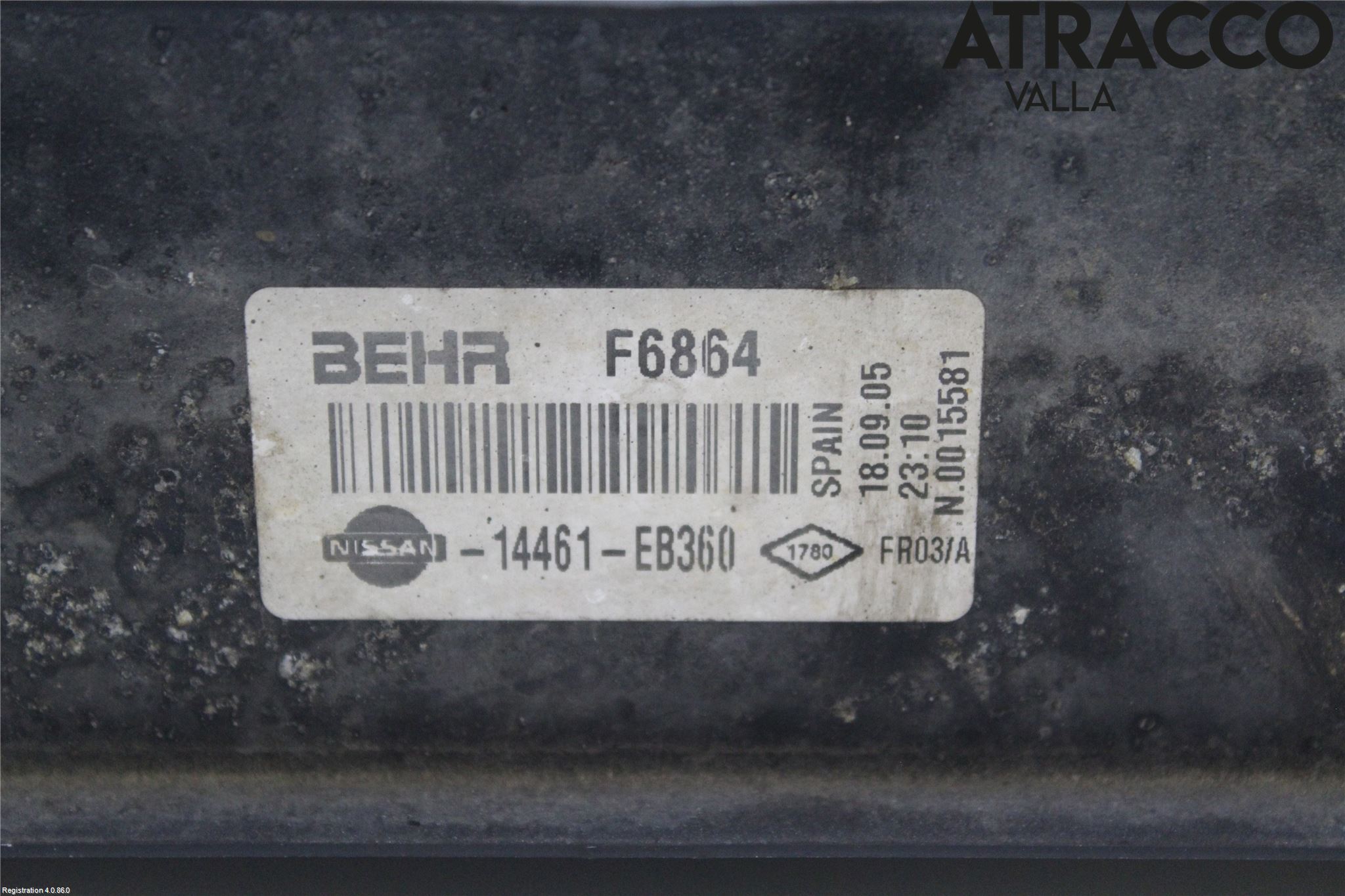 Nissan NAVARA 05-16 Intercooler Radiator