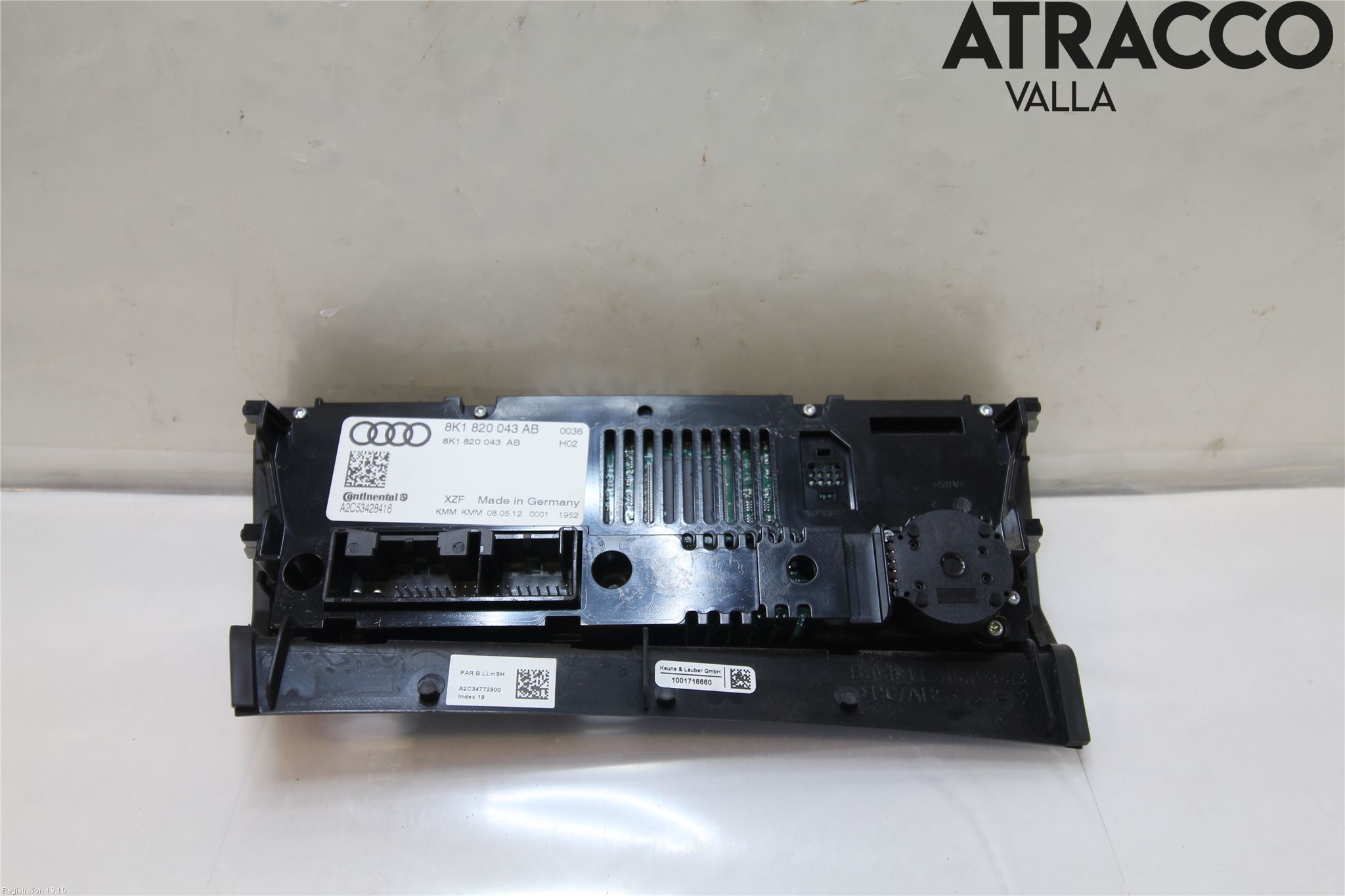 Audi A4 ALLROAD 09-16 Varme Ac Betjening-Display