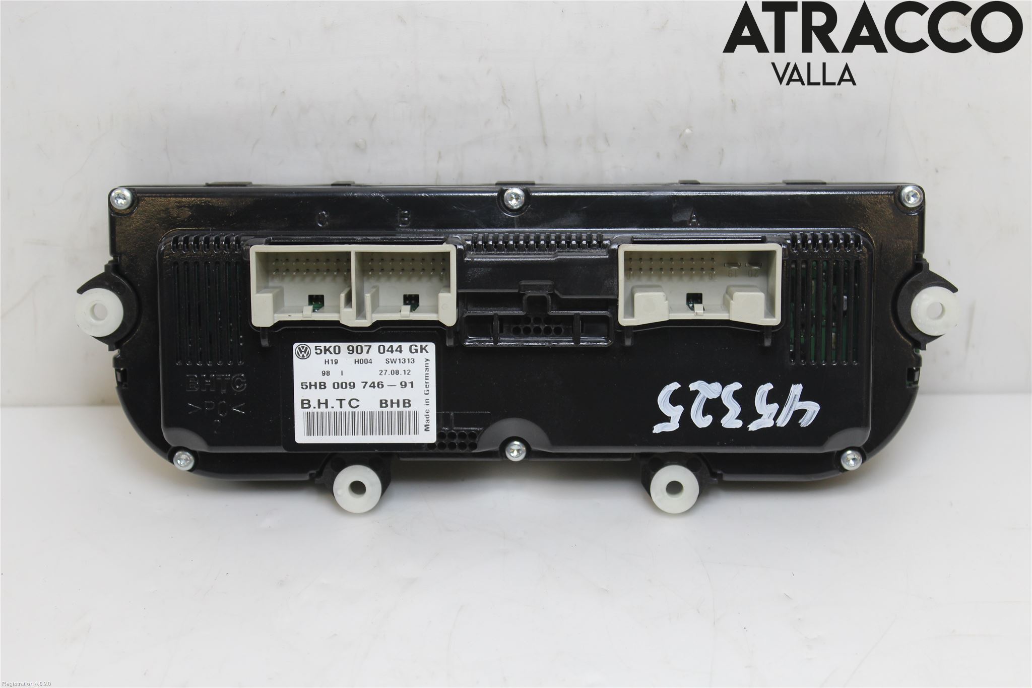Volkswagen VW GOLF VI 09-13 Varme Ac Betjening-Display