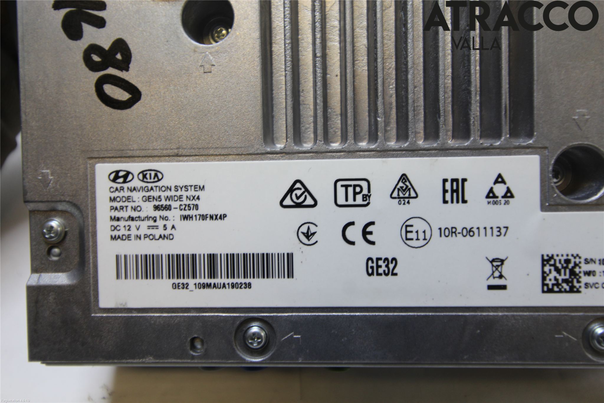 Hyundai TUCSON 05- Stereo Radio Med Cd