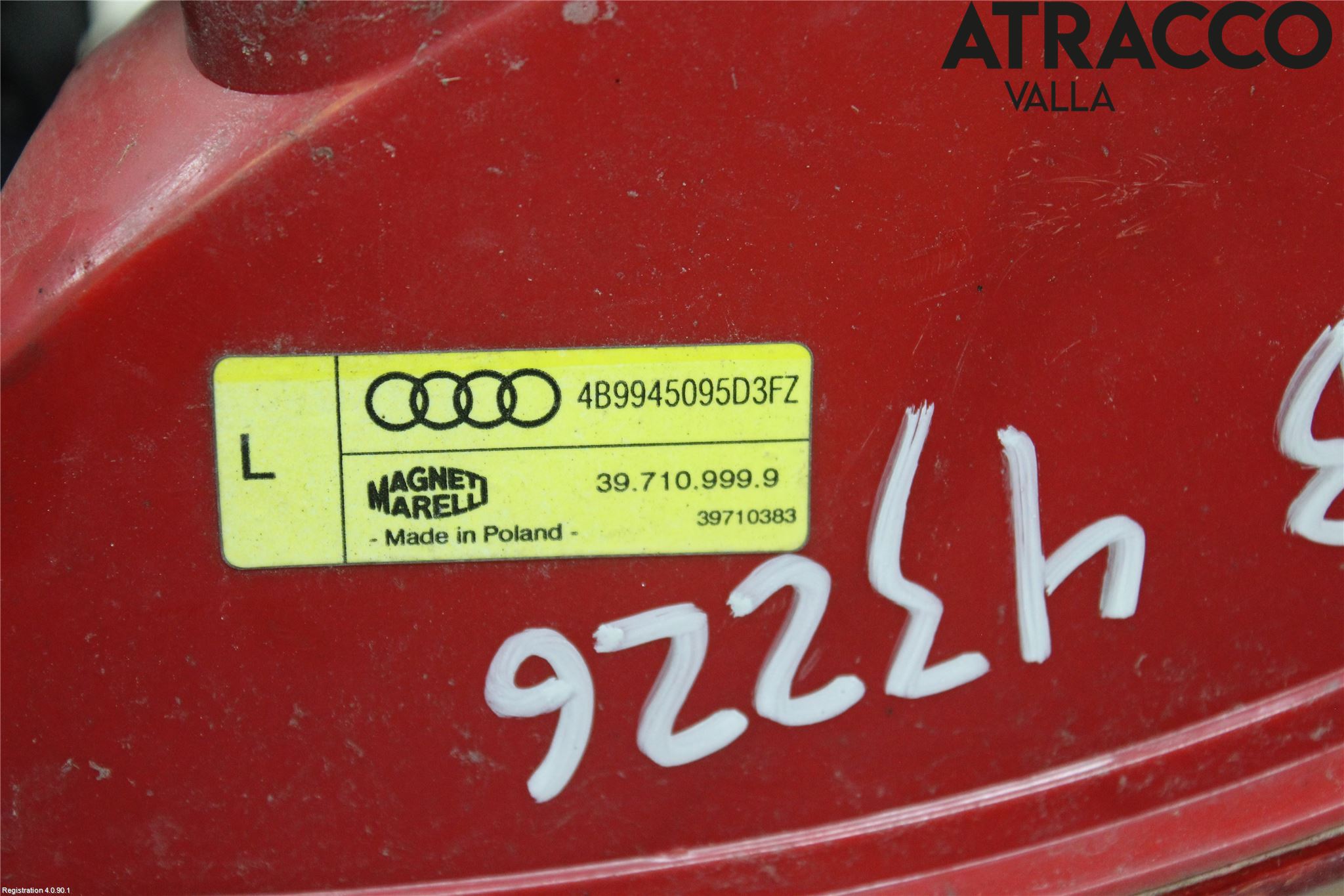 Audi A6/S6     97-05 Baklykt Venstre