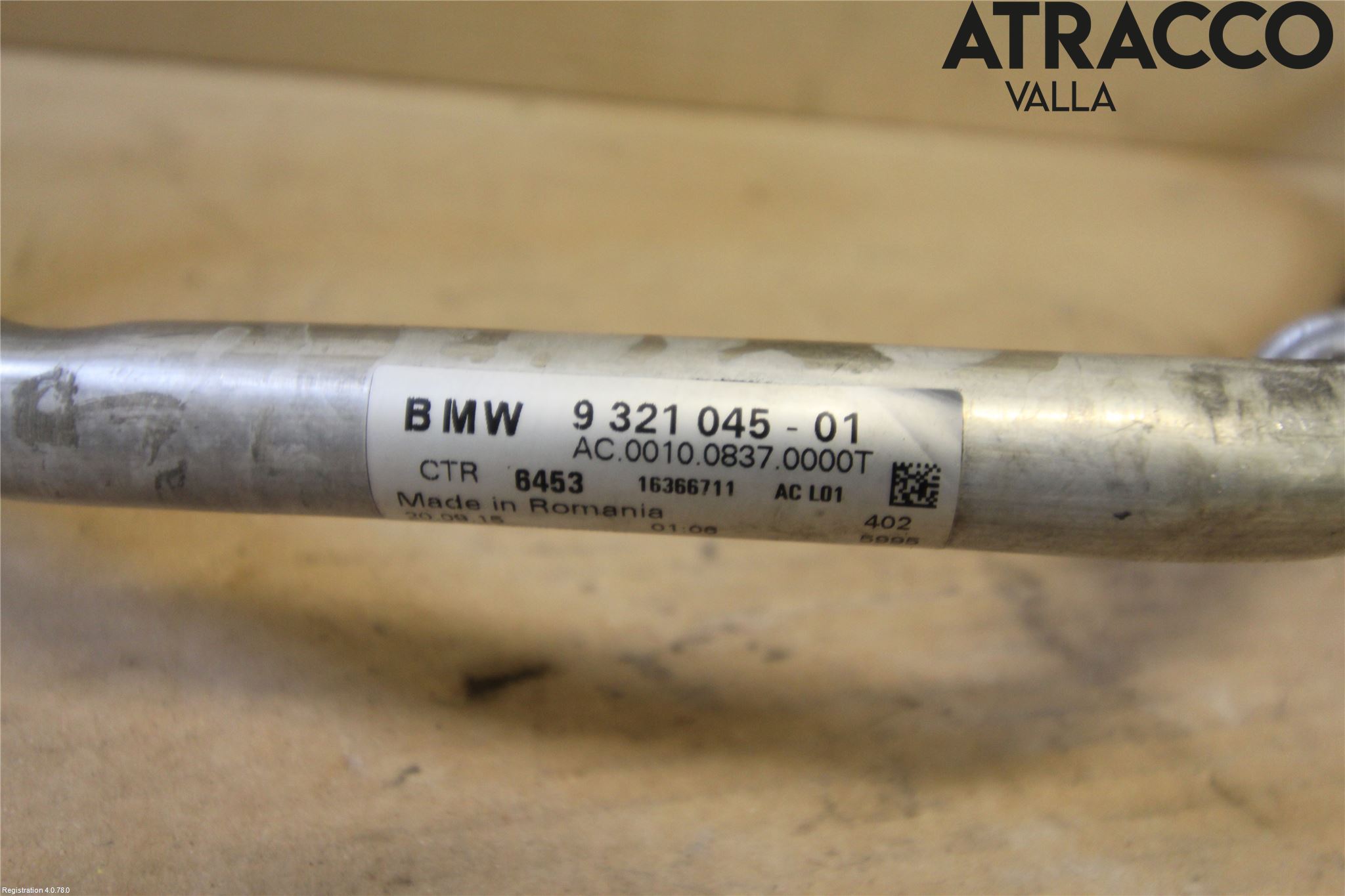 BMW 5 F10/F11/F18 09-17 Varme Ac Slange - Rør