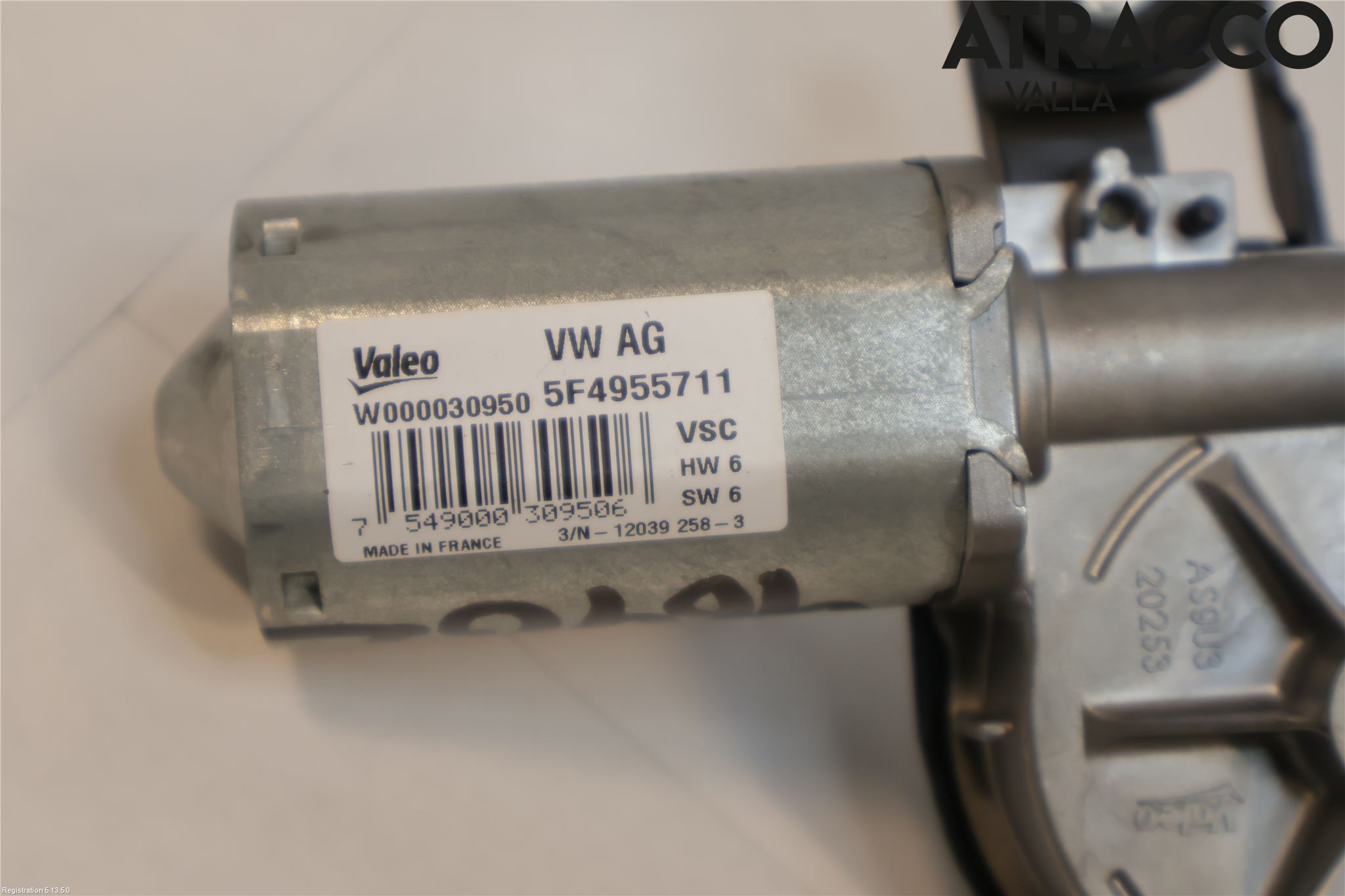 Skoda RAPID Viskermotor Bakluke