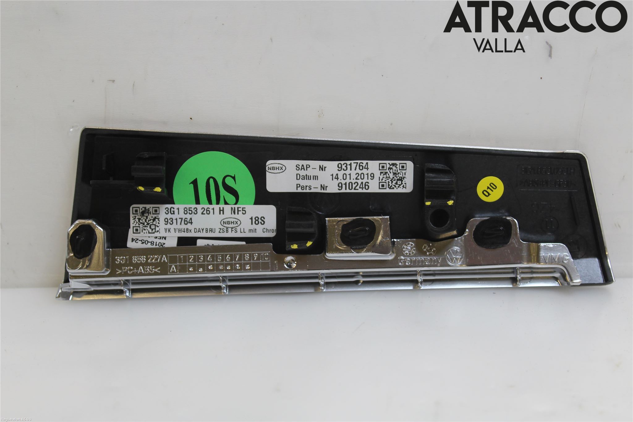 Volkswagen VW PASSAT 15-19 Innr Dekor Instrbord