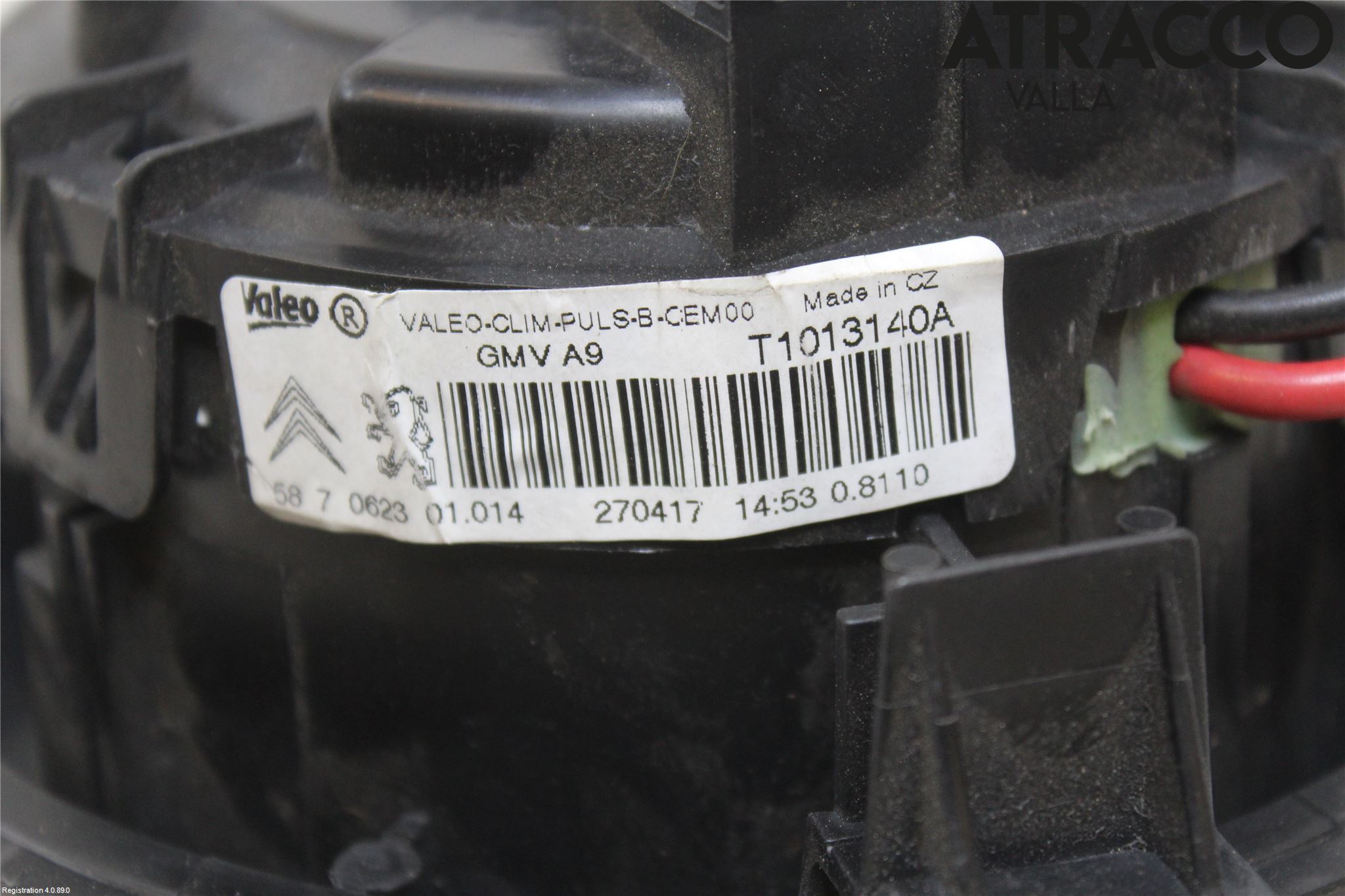 Peugeot PEUGOT 208 16-19 Varme Ac Varmeapparatvifte