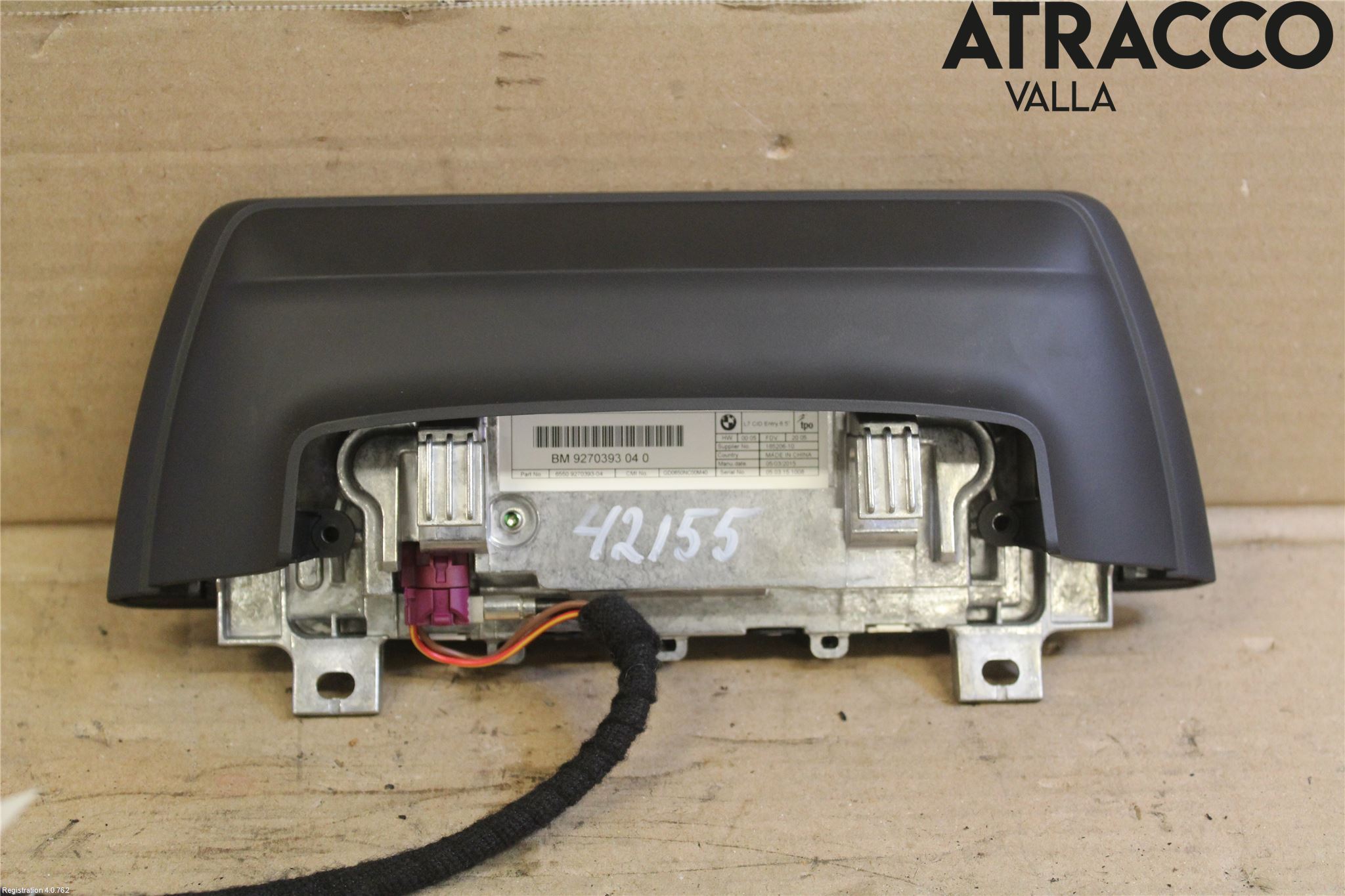 BMW 3 F30/F31/F80 12-19 Multifunktionsdisplay