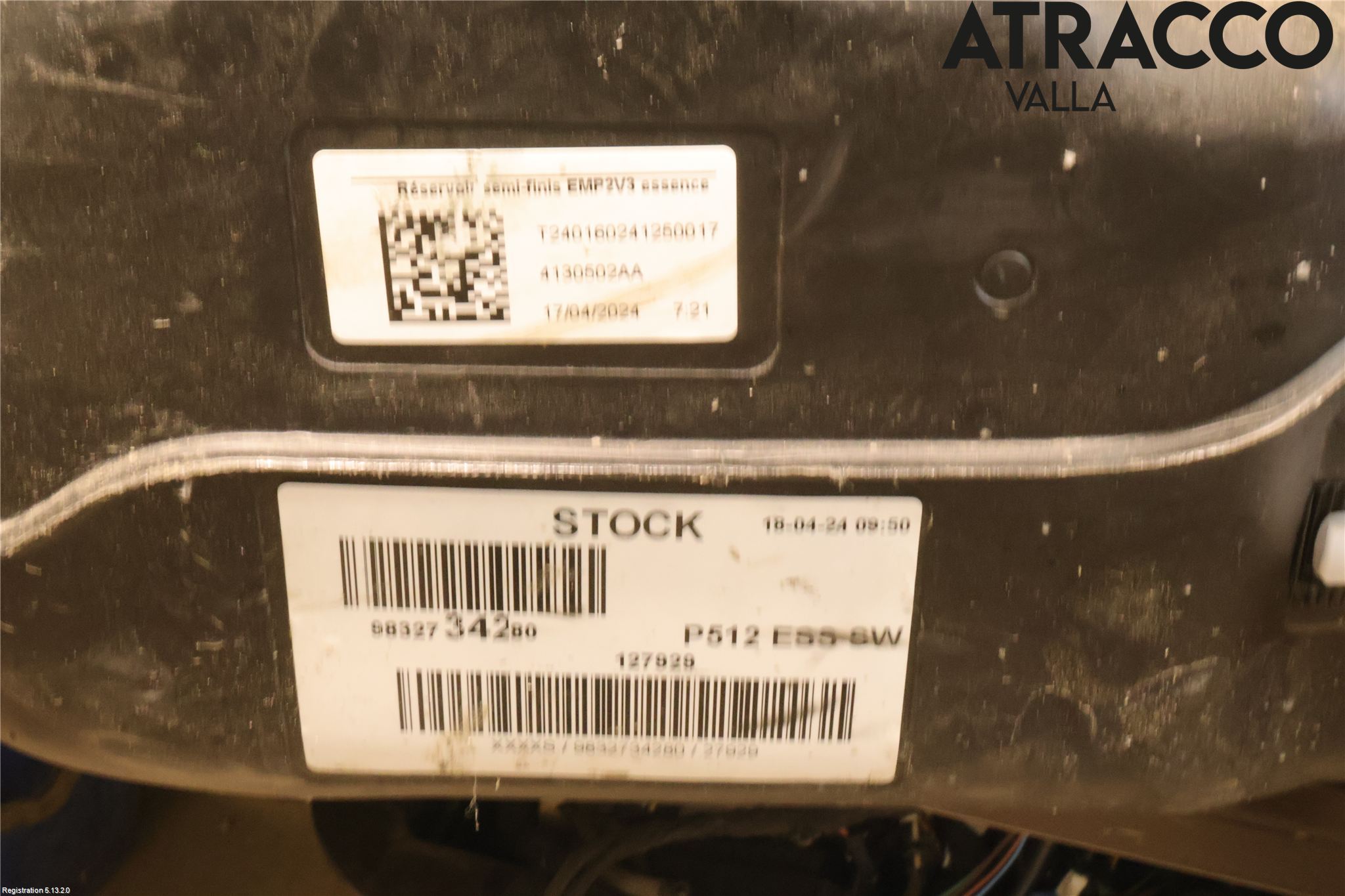 Peugeot 308/E-308 21- Drivstofftank