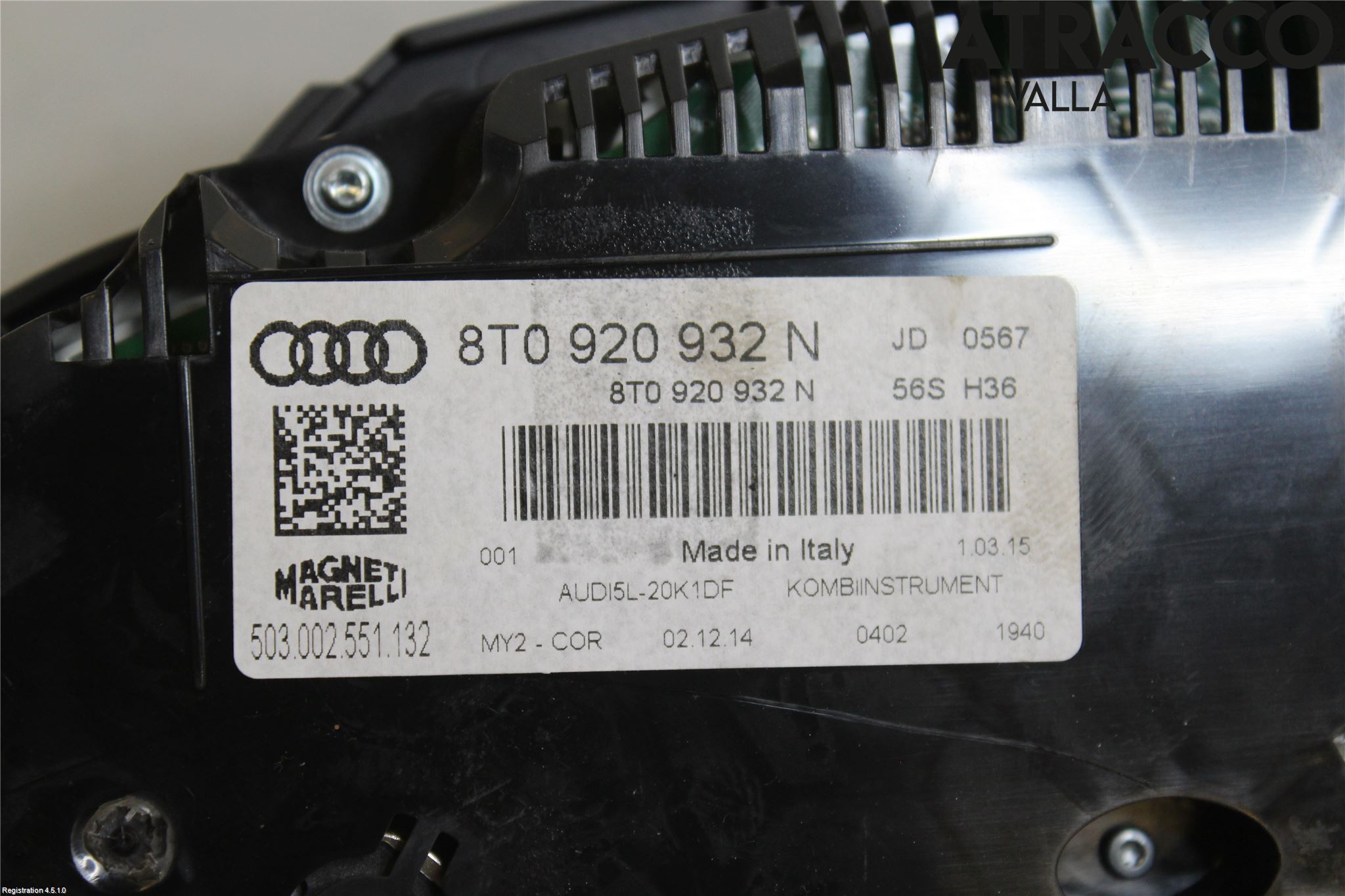 Audi A5 07-16 Instr Kombinert
