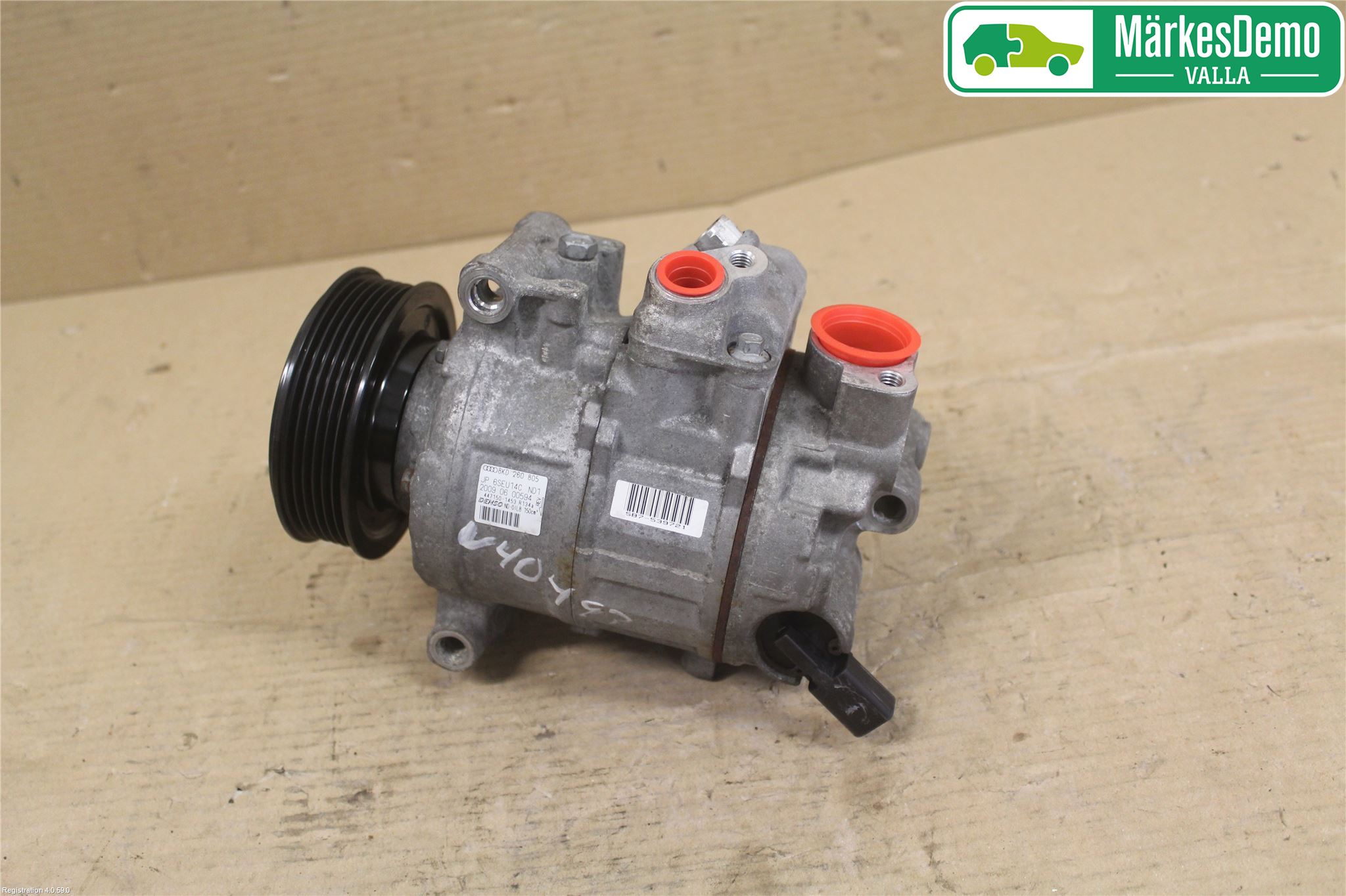 Audi A4/S4 08-11 Varme Ac Kompressor