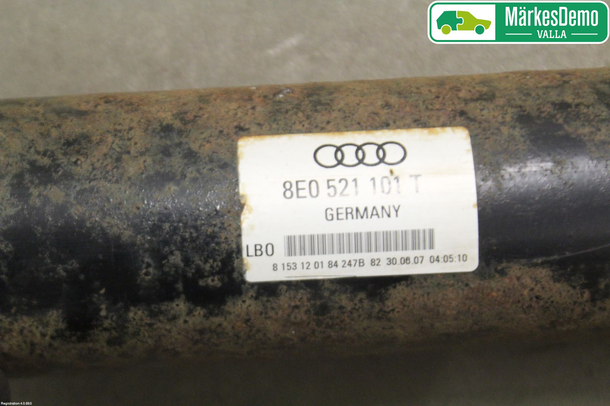 Audi A4/S4 05-07 Mellomaksel Kompl