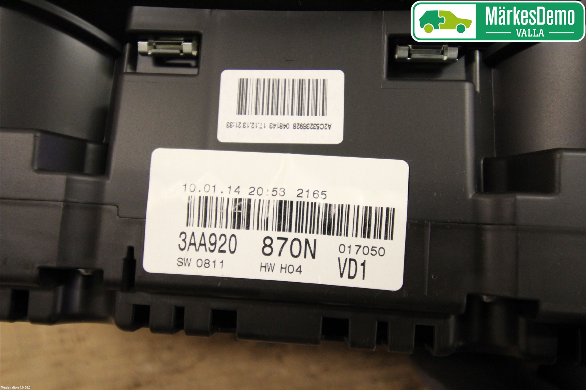 Volkswagen VW PASSAT 11-14 Instr Kombinert
