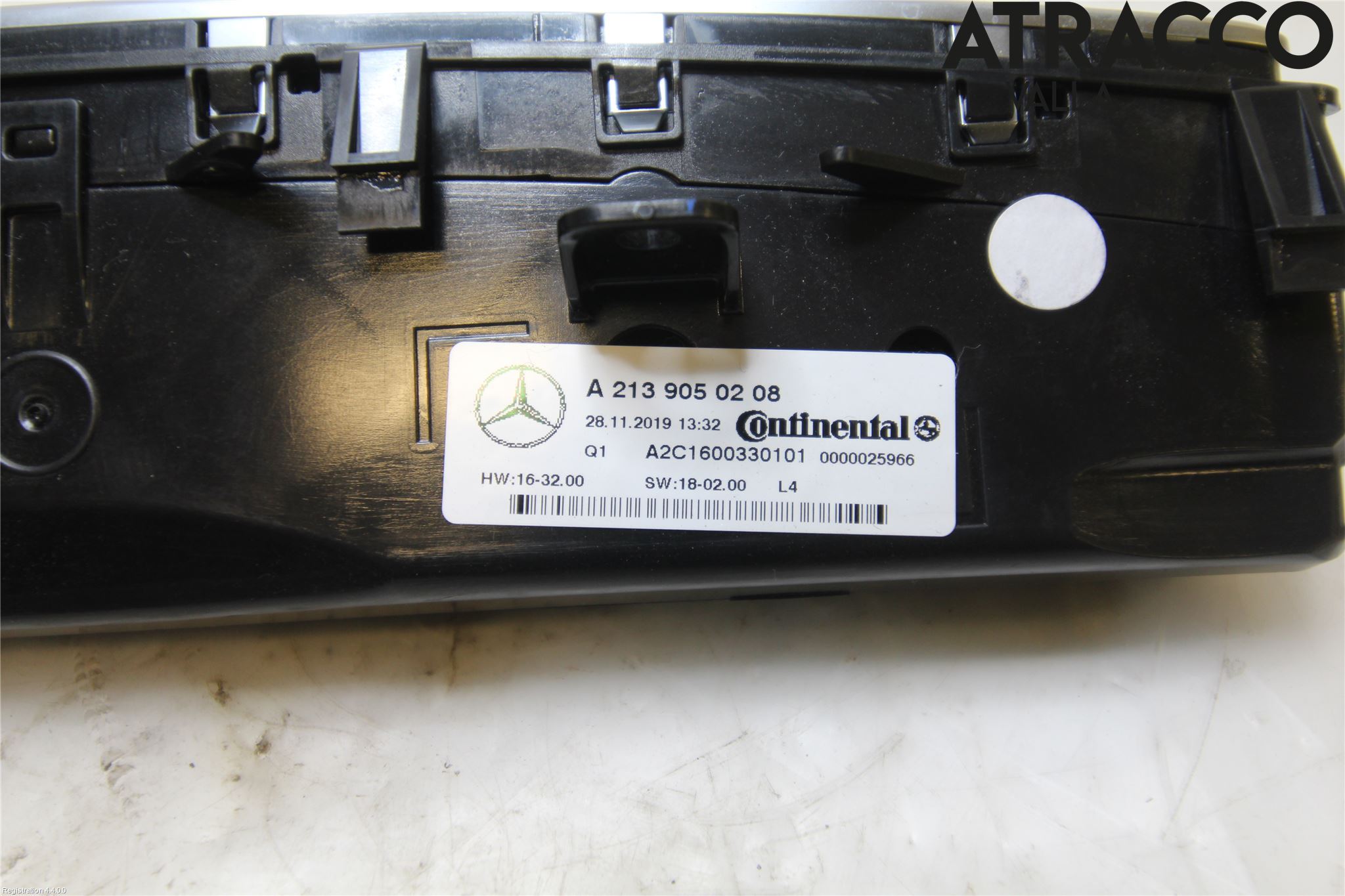 Mercedes-Benz MB E-KLASS (W213) 16-23 Varme Ac Betjening-Display