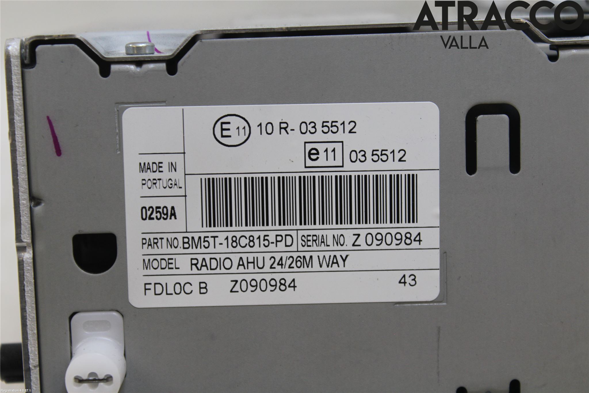 Ford B-MAX 12-17 Stereo Radio Med Cd
