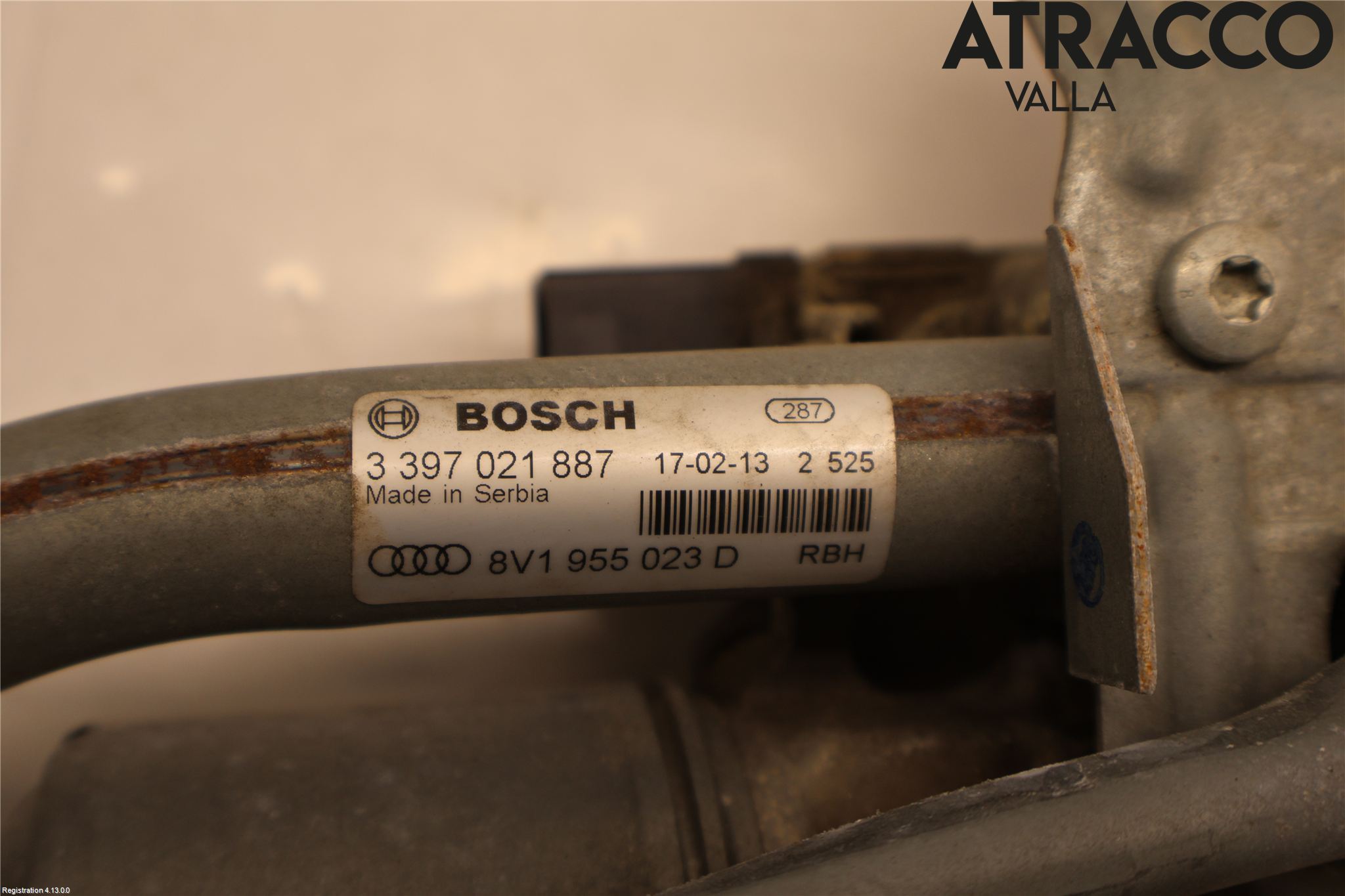 Audi A3/S3 8V 13-20 Viskeroverføring Frontrute