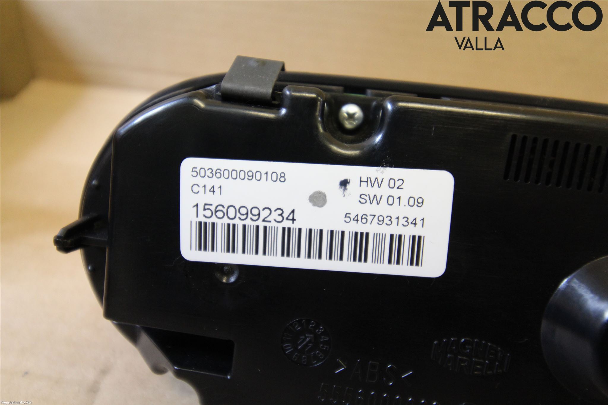 Alfa GIULIETTA Varme Ac Betjening-Display
