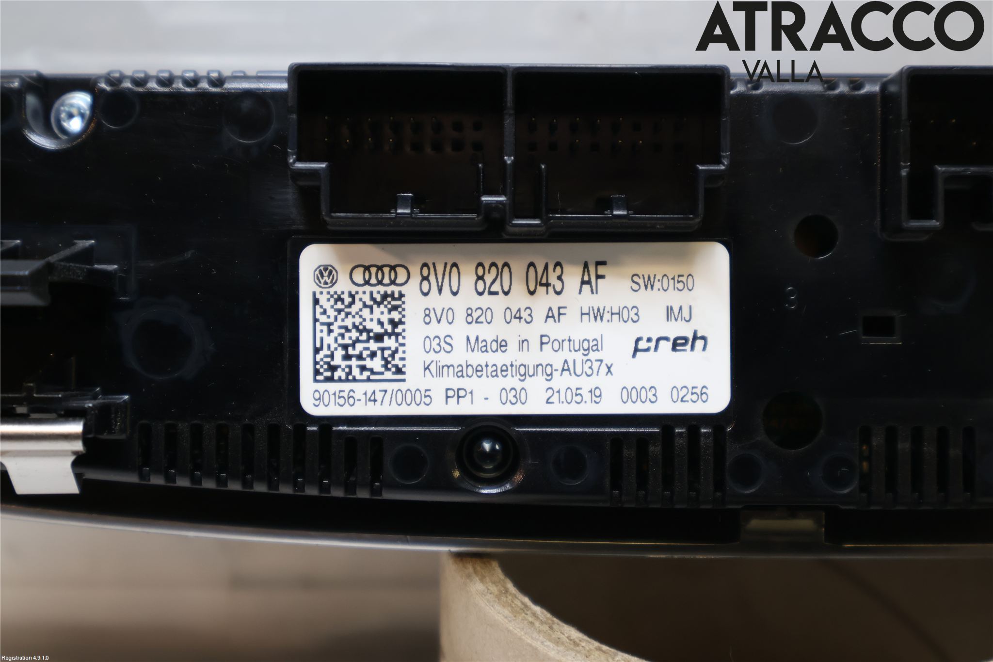 Audi A3/S3 8V 13-20 Varme Ac Betjening-Display