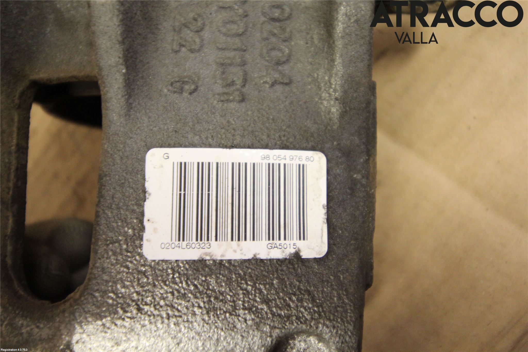 Peugeot 2008 13-20 Bremsecaliper Foran Venstre
