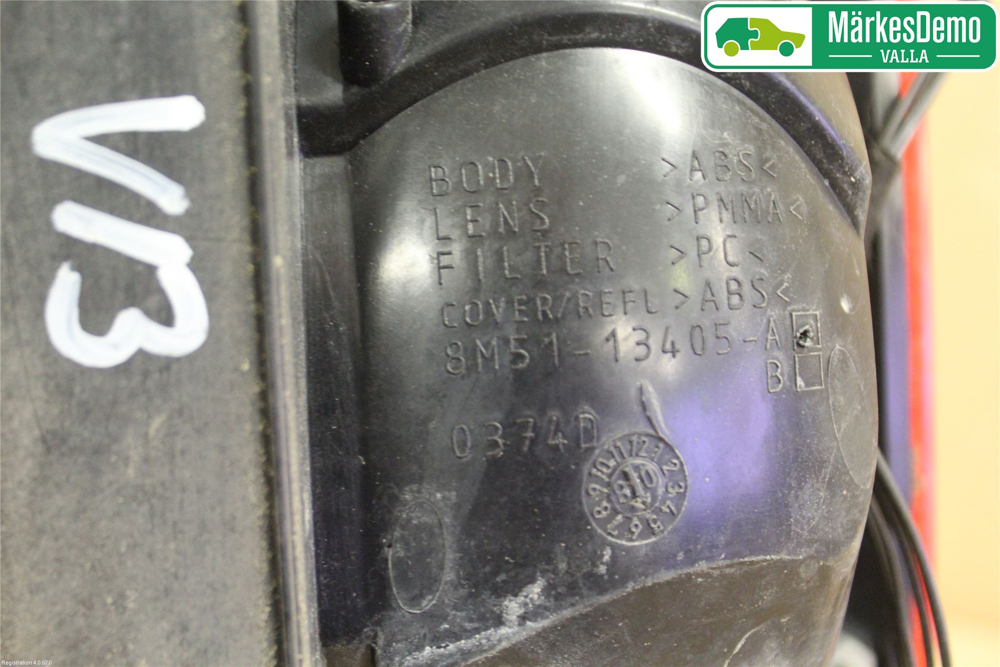 Ford FOCUS 08-11 Baklykt Venstre