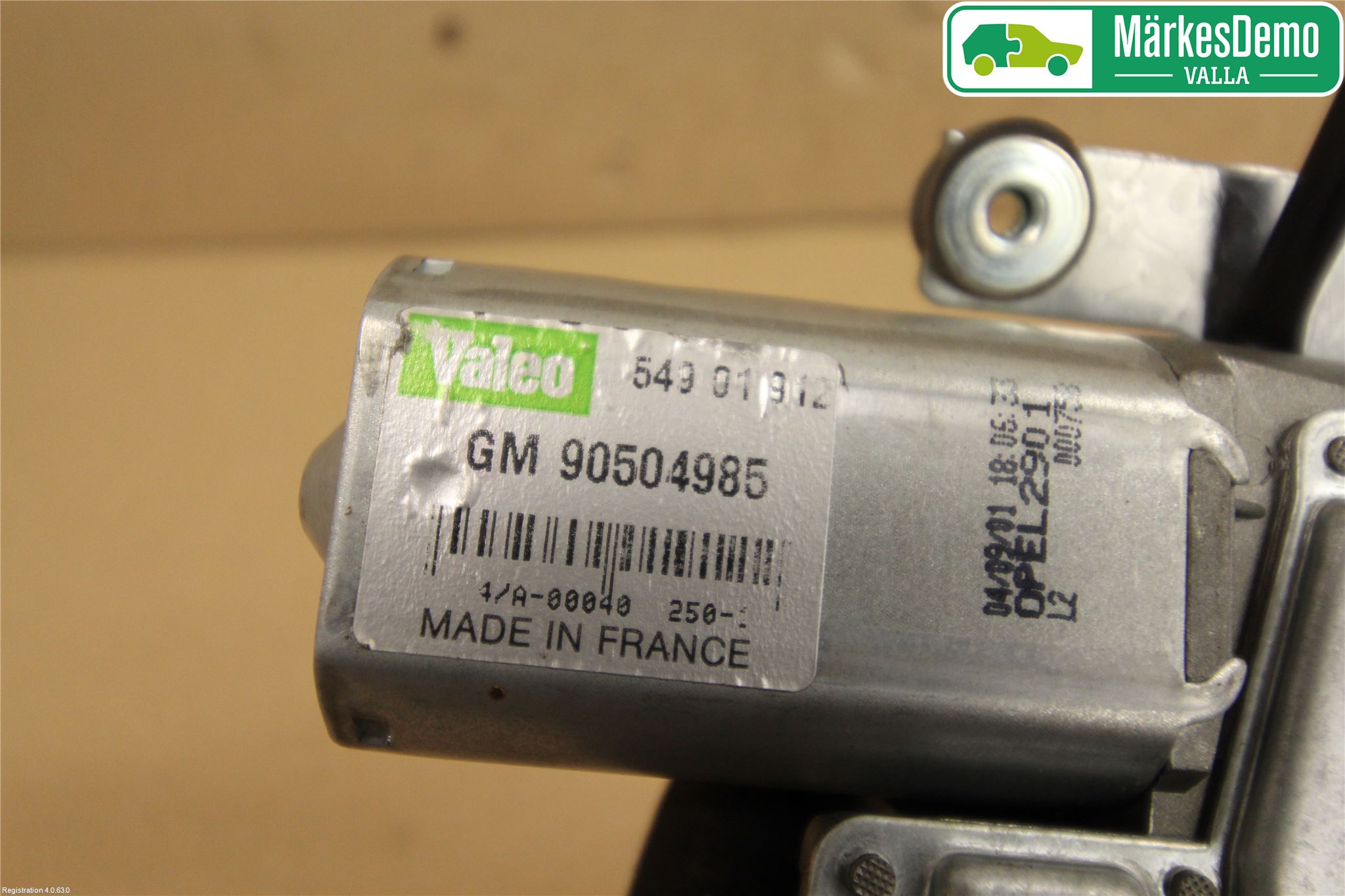 Opel VECTRA B 96-01 Viskermotor Bakluke