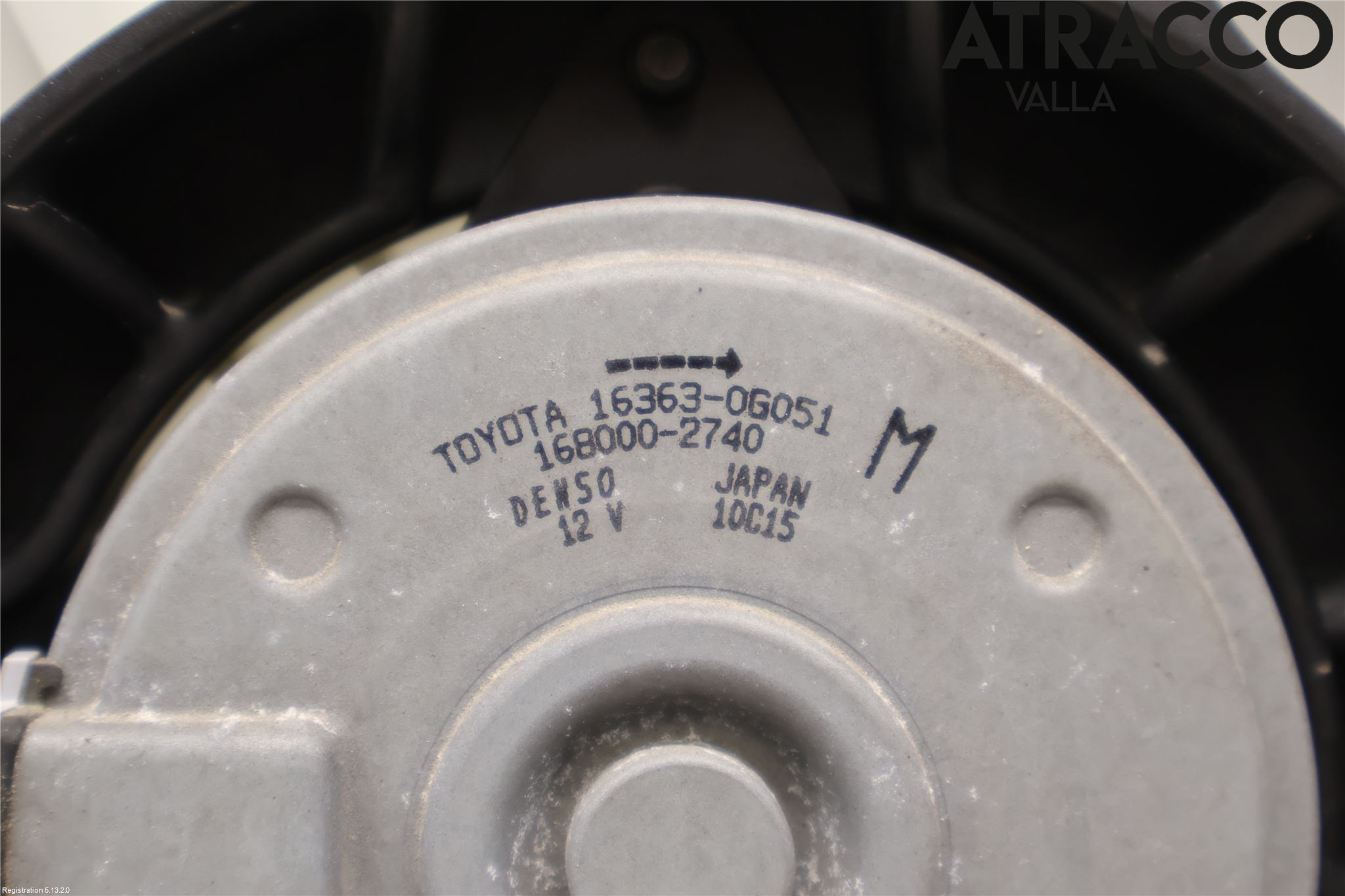 Toyota YARIS XP130 15-20 Kjølevifte Elektrisk
