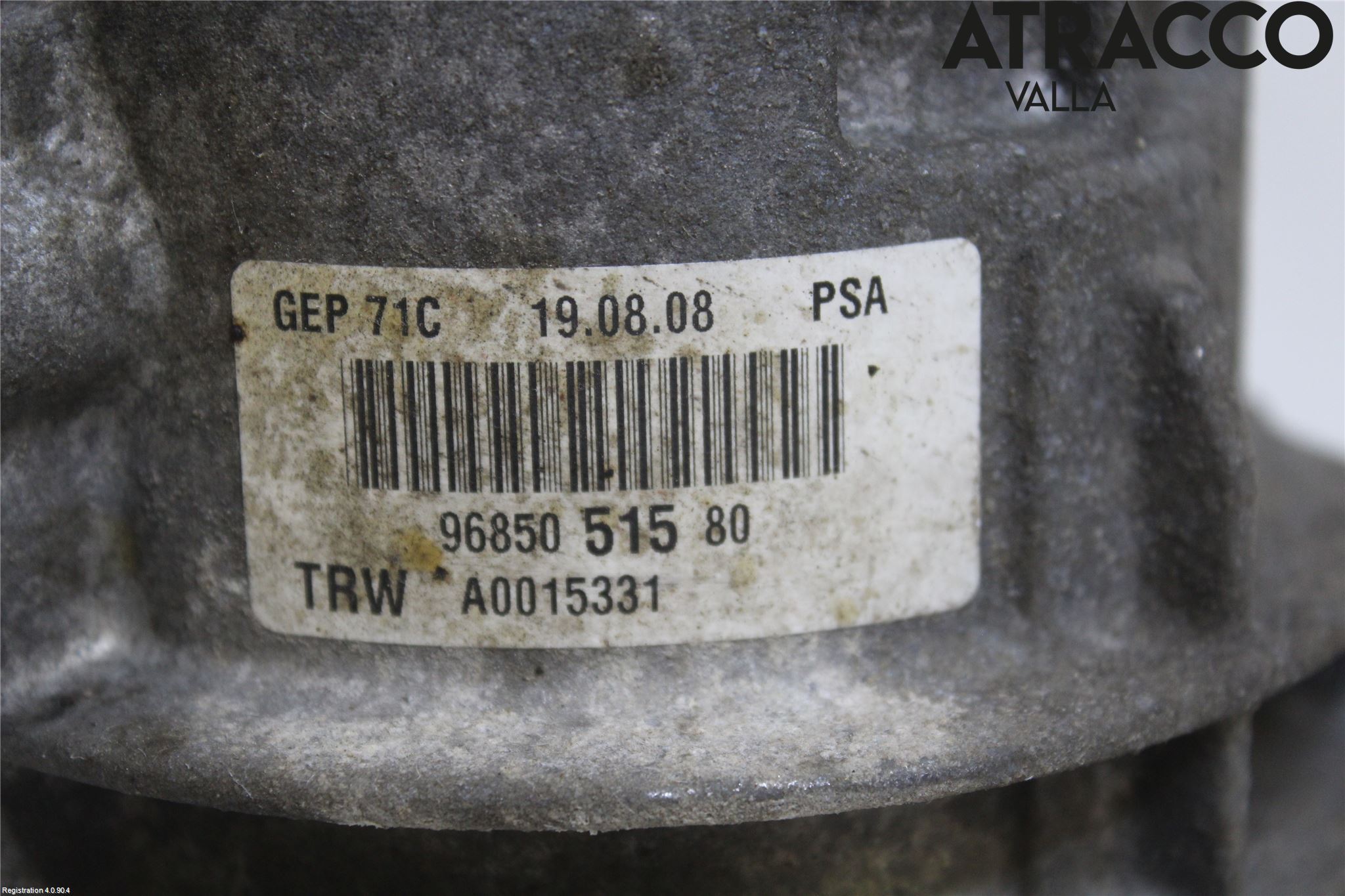 Citroen C4 PICASSO 06-13 Servostyring Eletrisk Pumpe