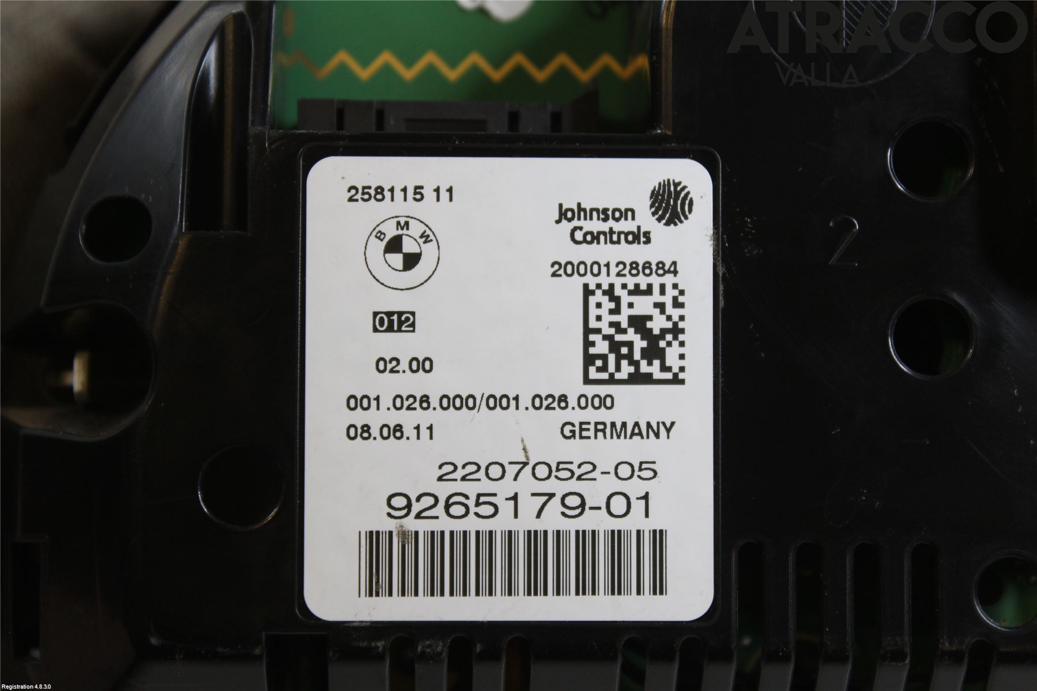 BMW 5 F10/F11/F18 09-17 Instr Kombinert