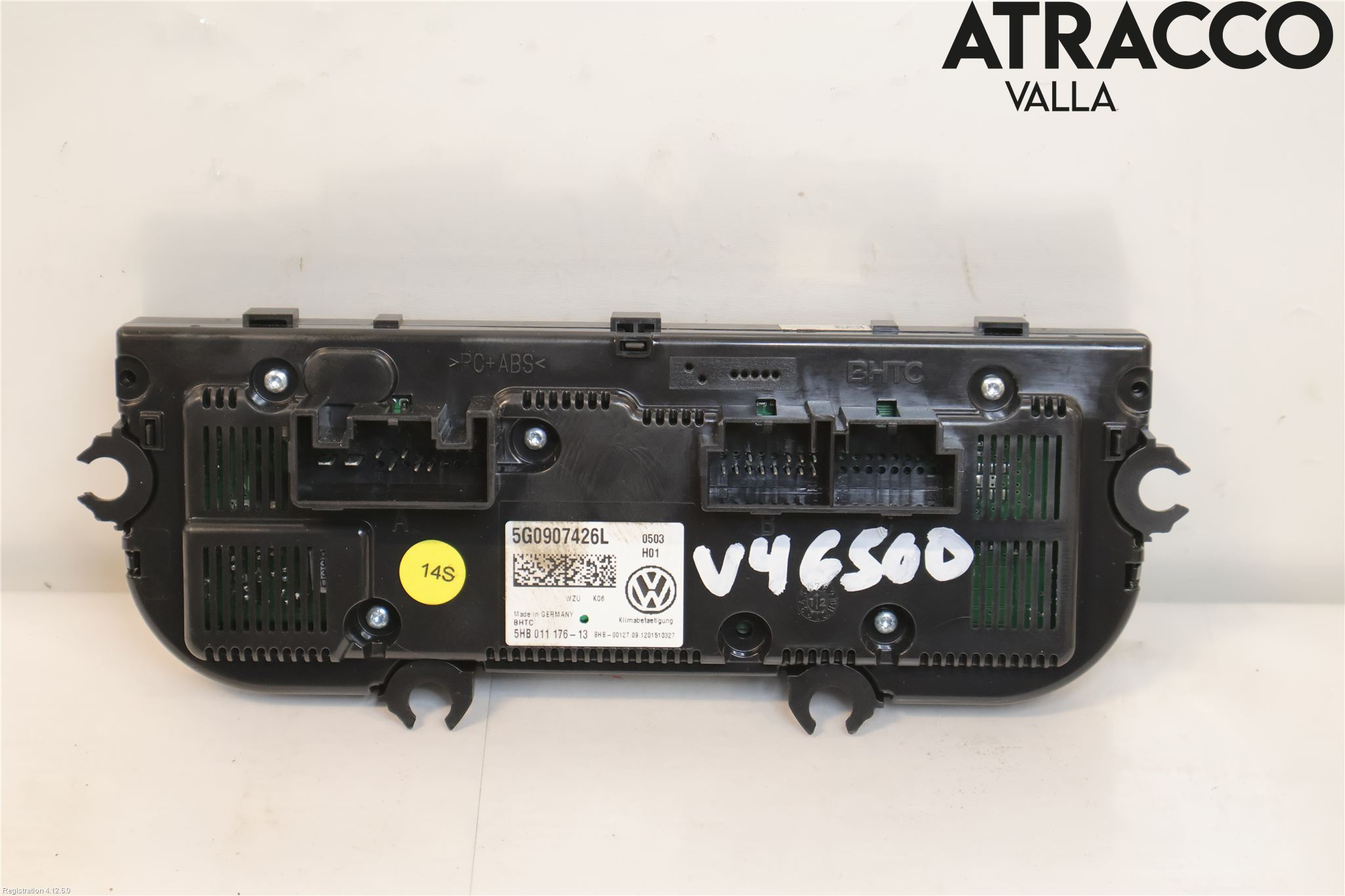 Volkswagen VW GOLF / E-GOLF VII 13-20 Varme Ac Betjening-Display