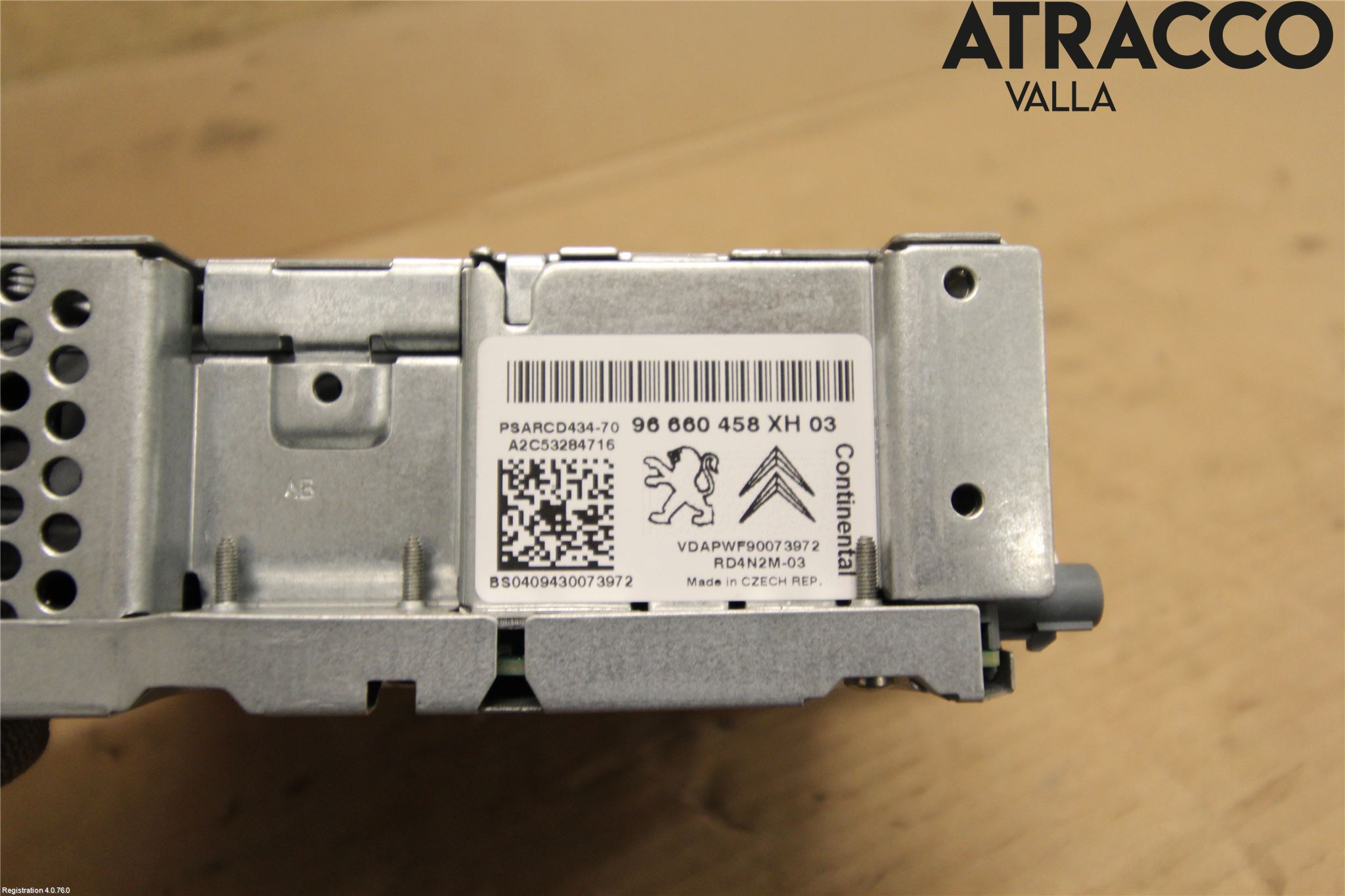 Peugeot 308 08-13 Stereo Radio Med Cd