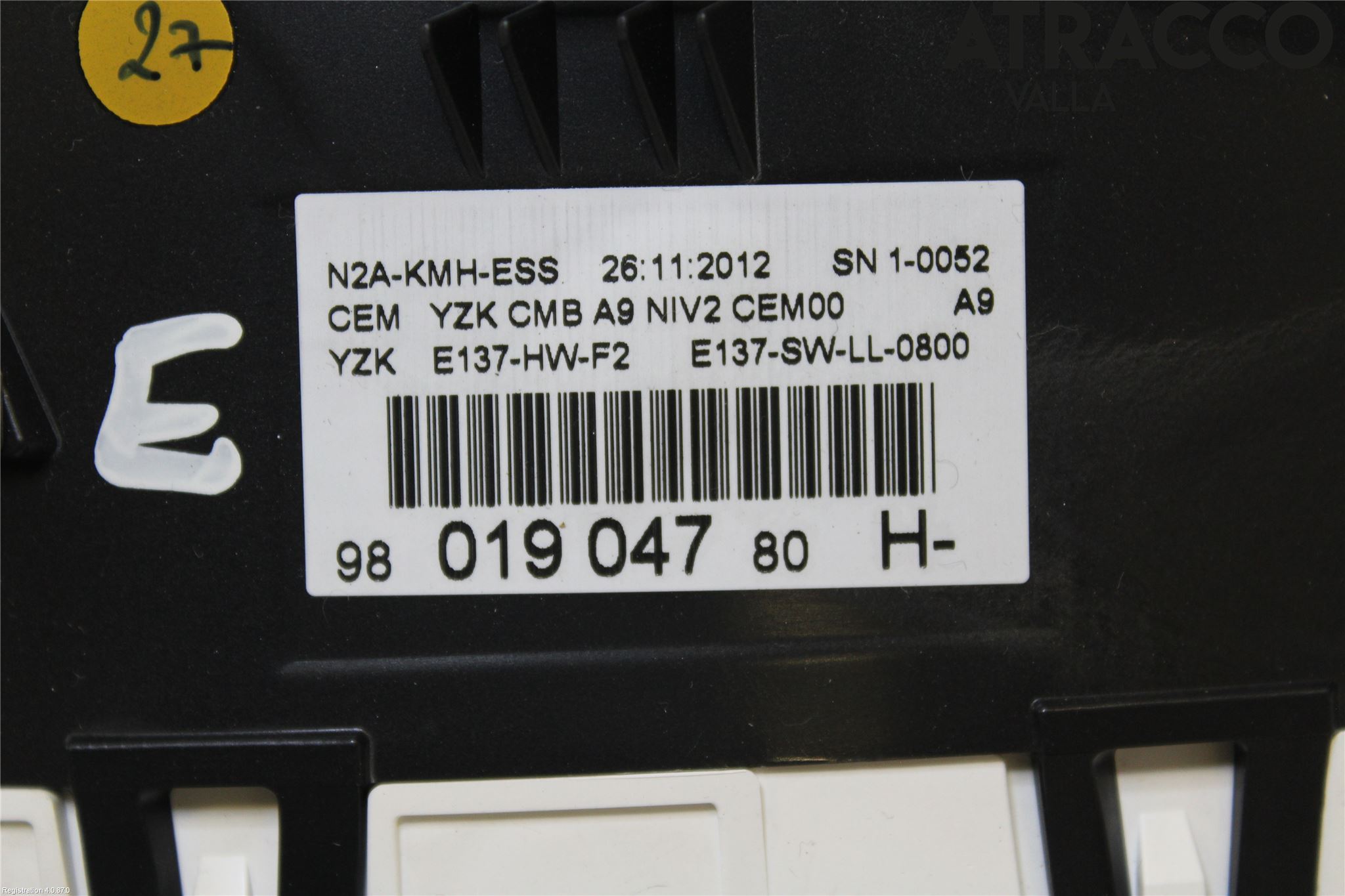 Peugeot 208 12-15 Instr Kombinert