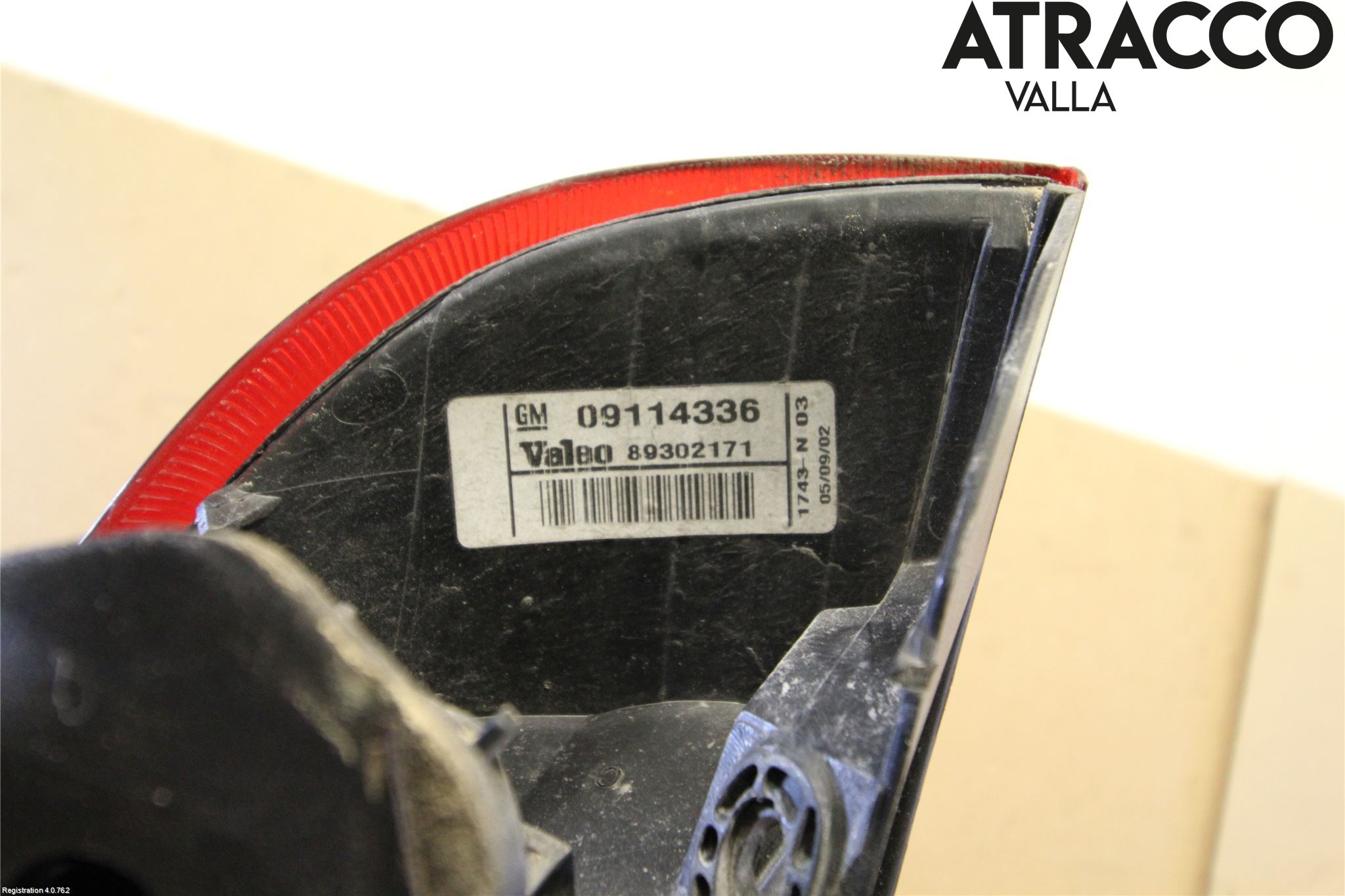 Opel CORSA C    00-06 Baklykt Venstre