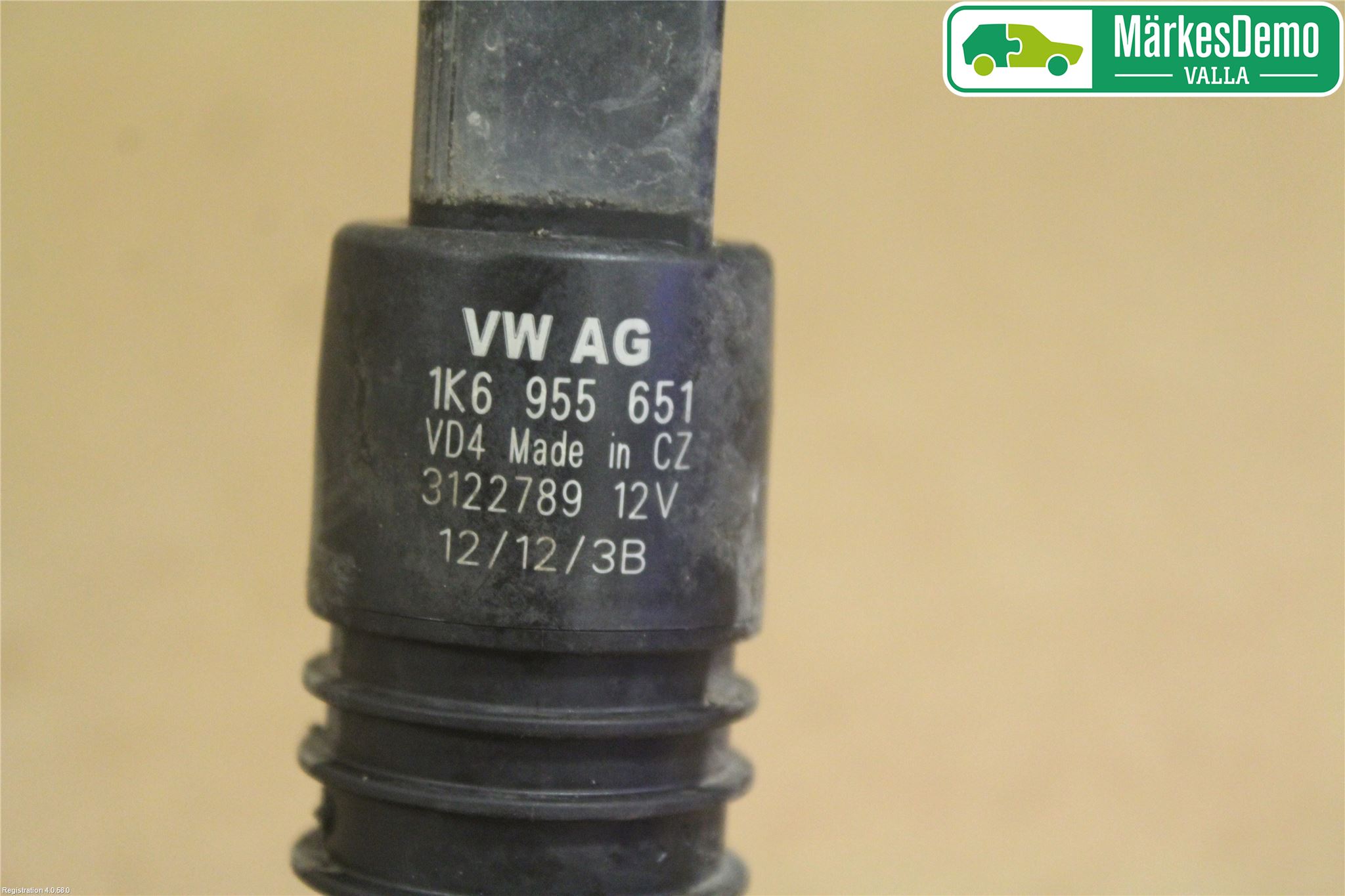 Skoda OCTAVIA (1Z) 05-13 Spylerpumpe Frontrute