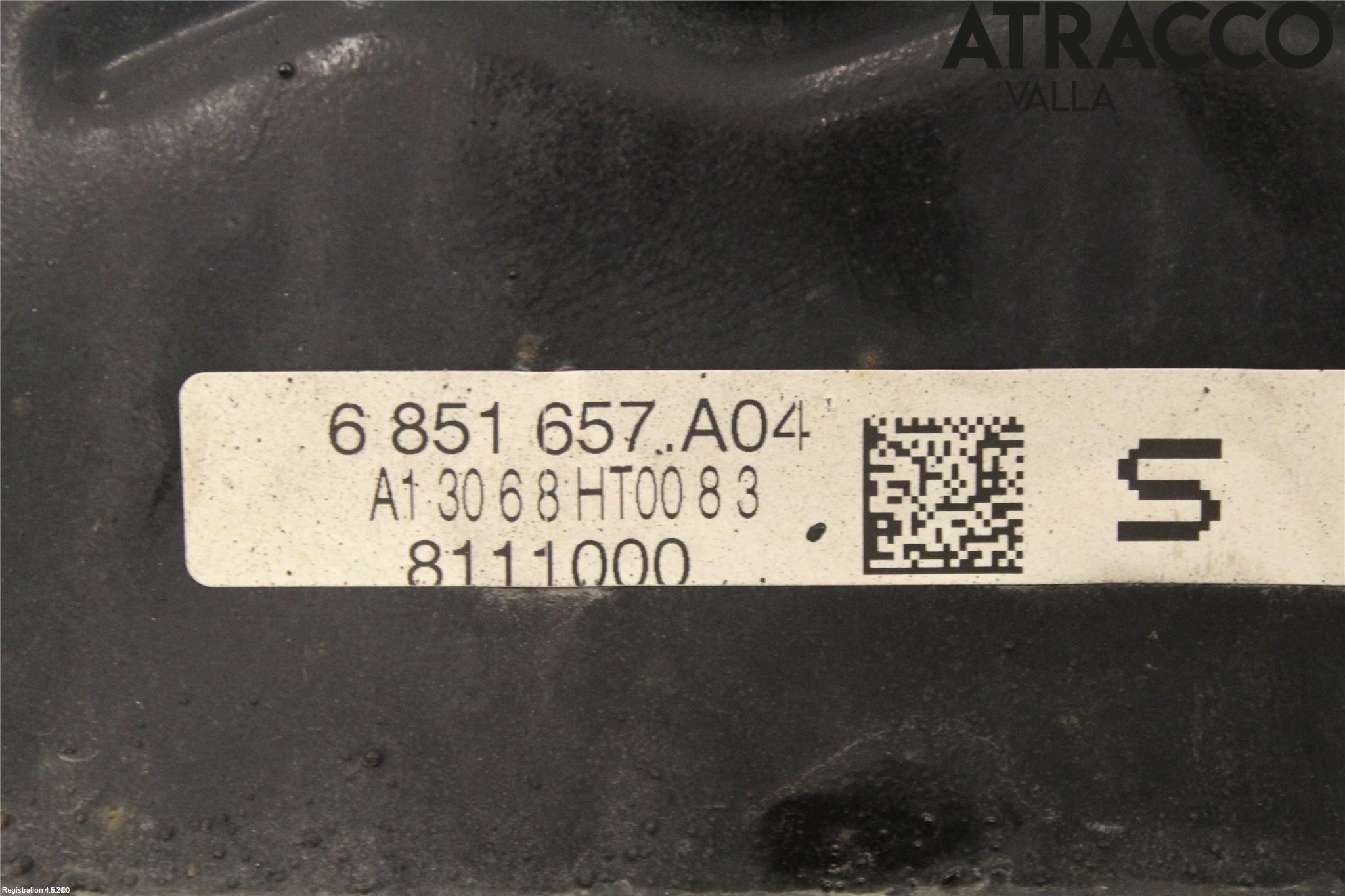 BMW 3 F30/F31/F80 12-19 Bakaksel Feste Travers-Ramme