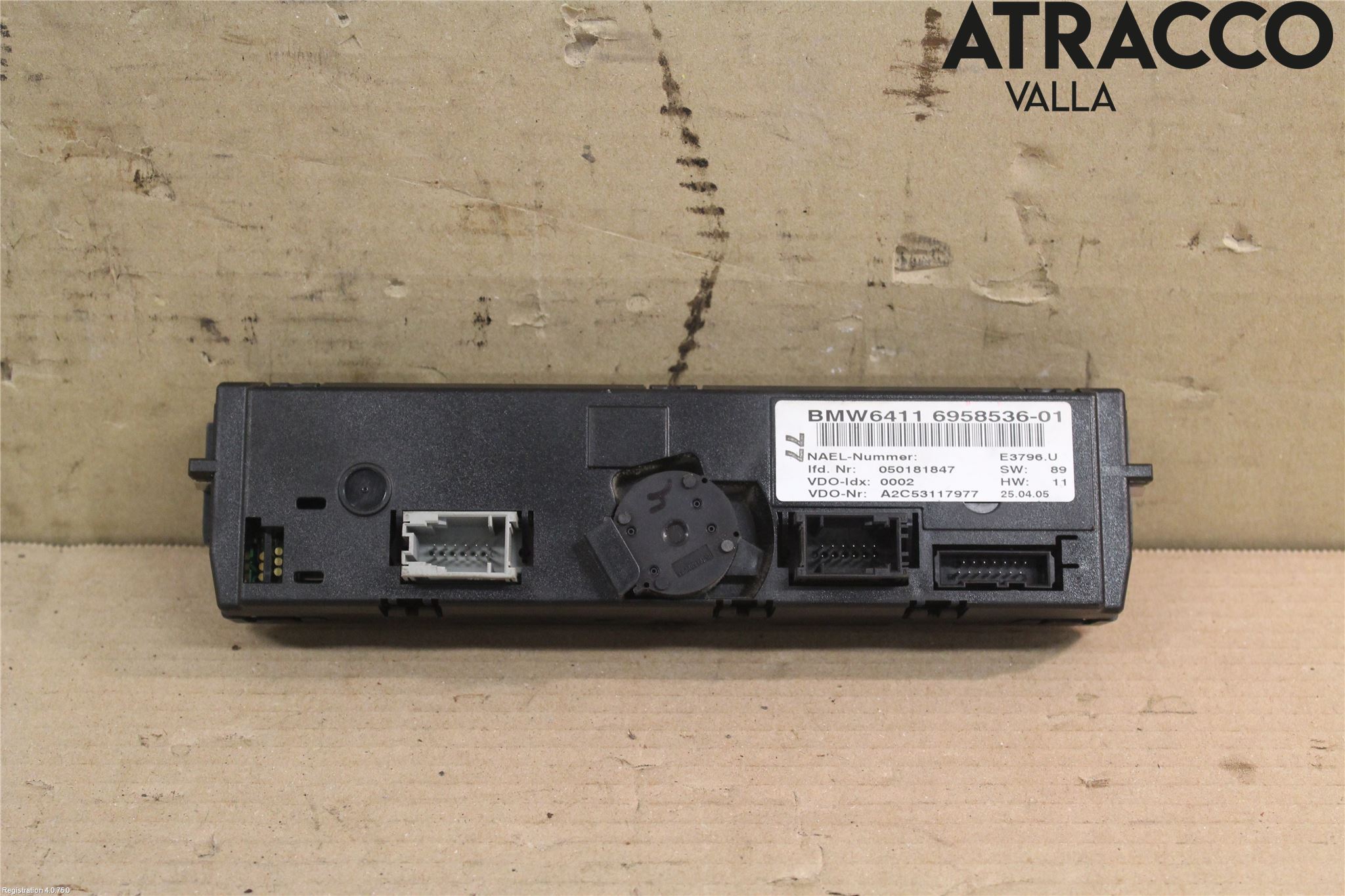 BMW 3 E90/91 SED/TOU 05-12 Varme Ac Betjening-Display