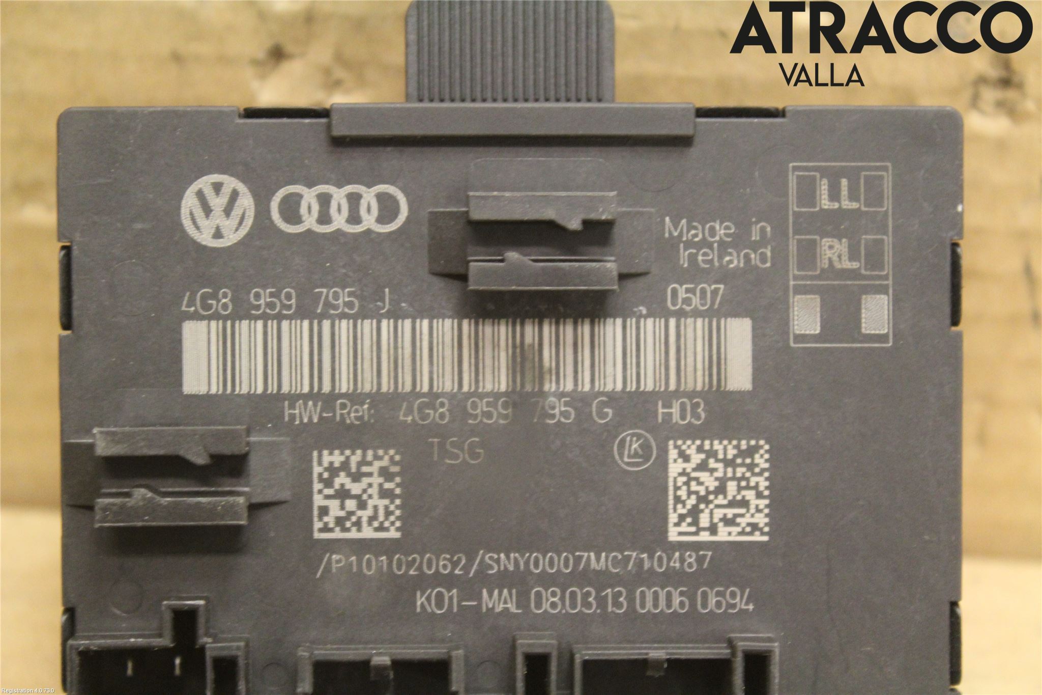 Audi A6/S6 4G 11-18 Styreenhet Dør