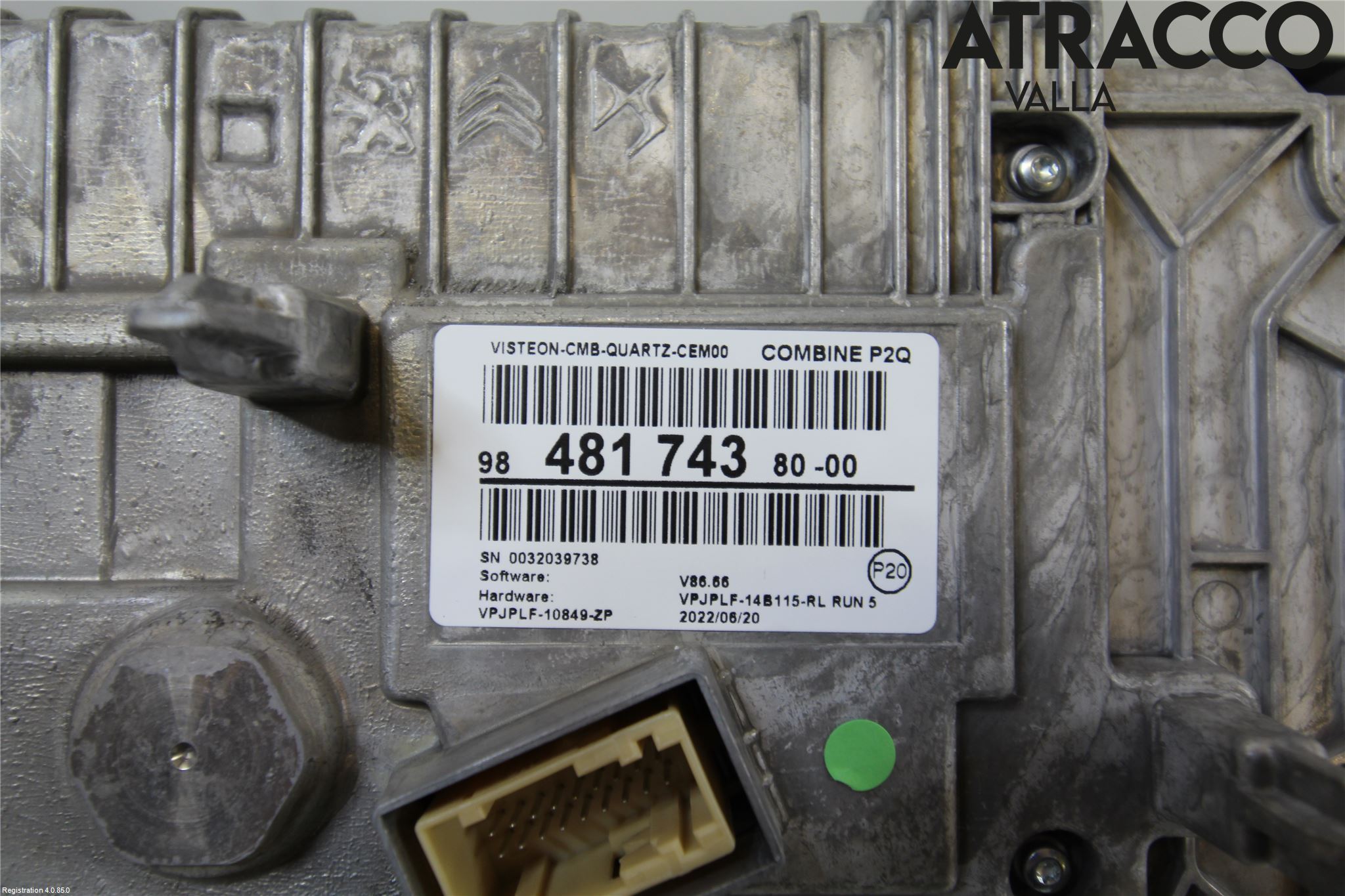 Peugeot 2008/E-2008 20- Instr Kombinert