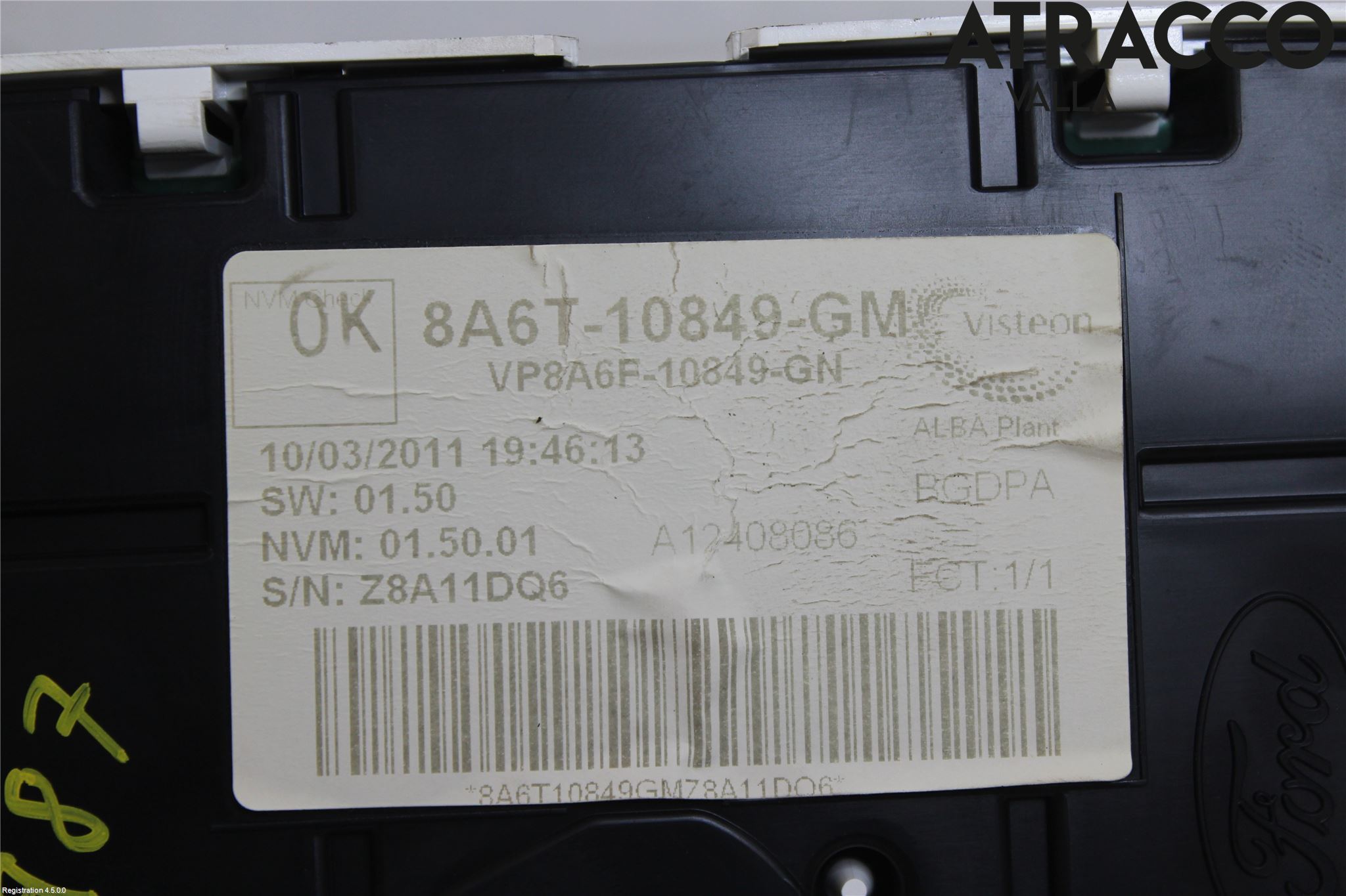 Ford FIESTA 09-12 Instr Kombinert