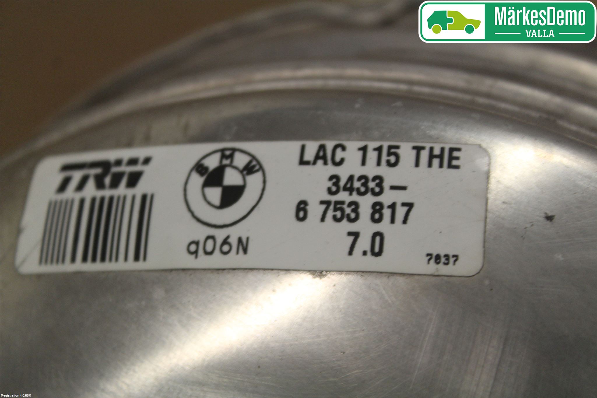 BMW 7 E65/66    00-08 Bremseservo