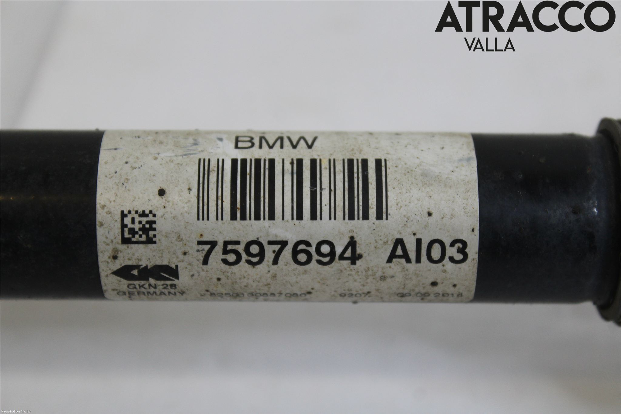 BMW 3 F30/F31/F80 12-19 Drivaksel Foran Kompl Høyre
