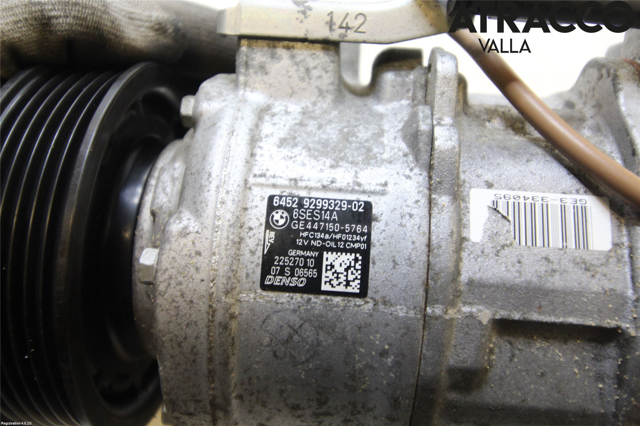 BMW 1 F20/F21 11-19 Varme Ac Kompressor