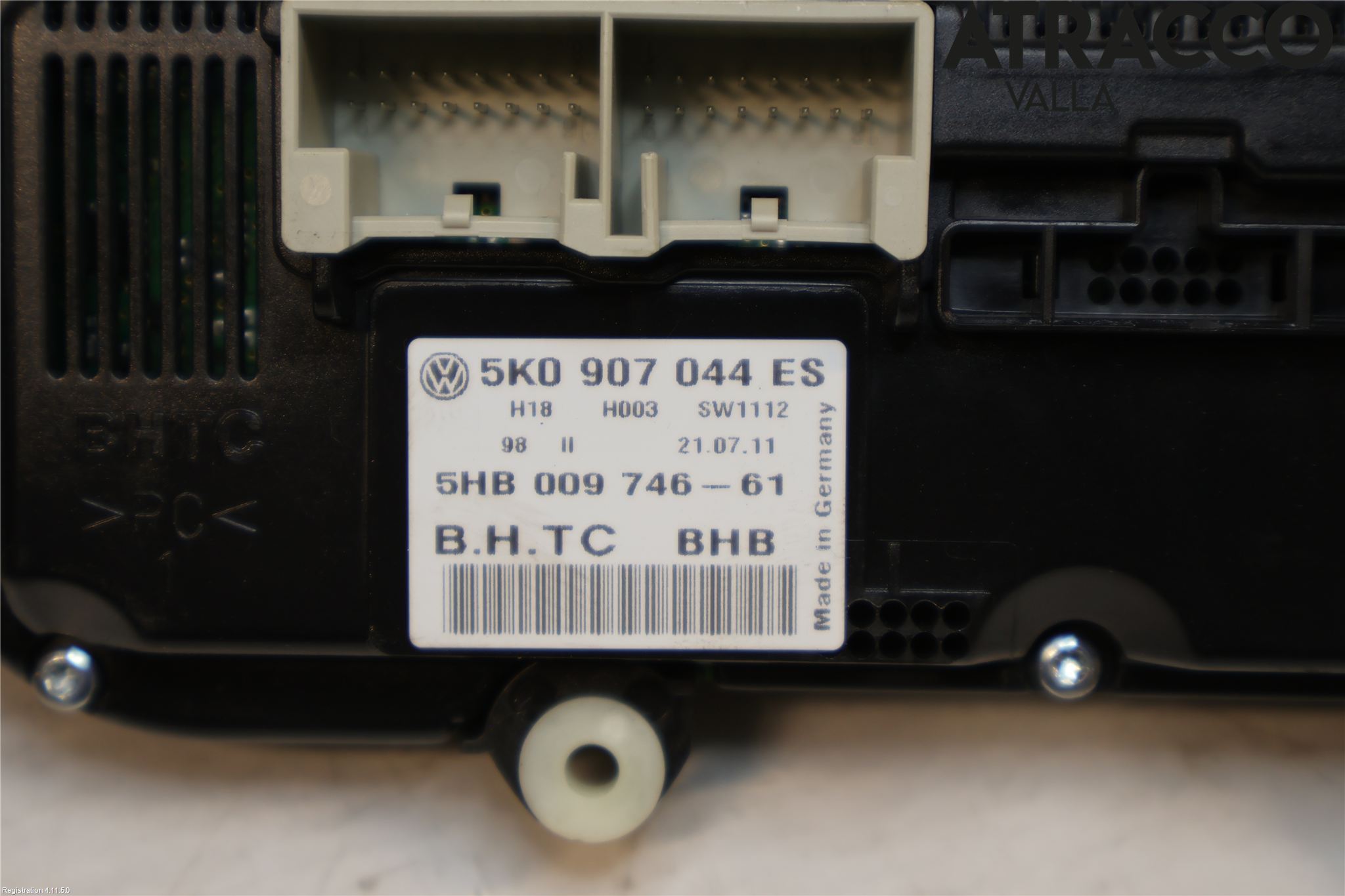 Volkswagen VW PASSAT 11-14 Varme Ac Betjening-Display