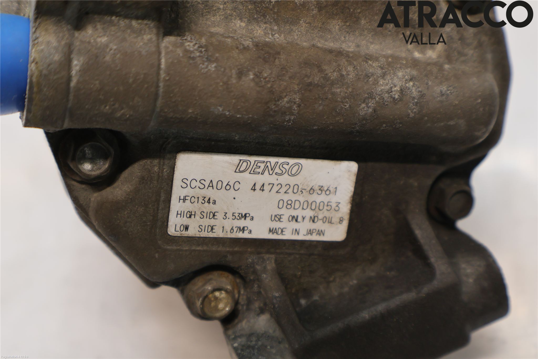 Toyota COROLLA 02-07 Varme Ac Kompressor