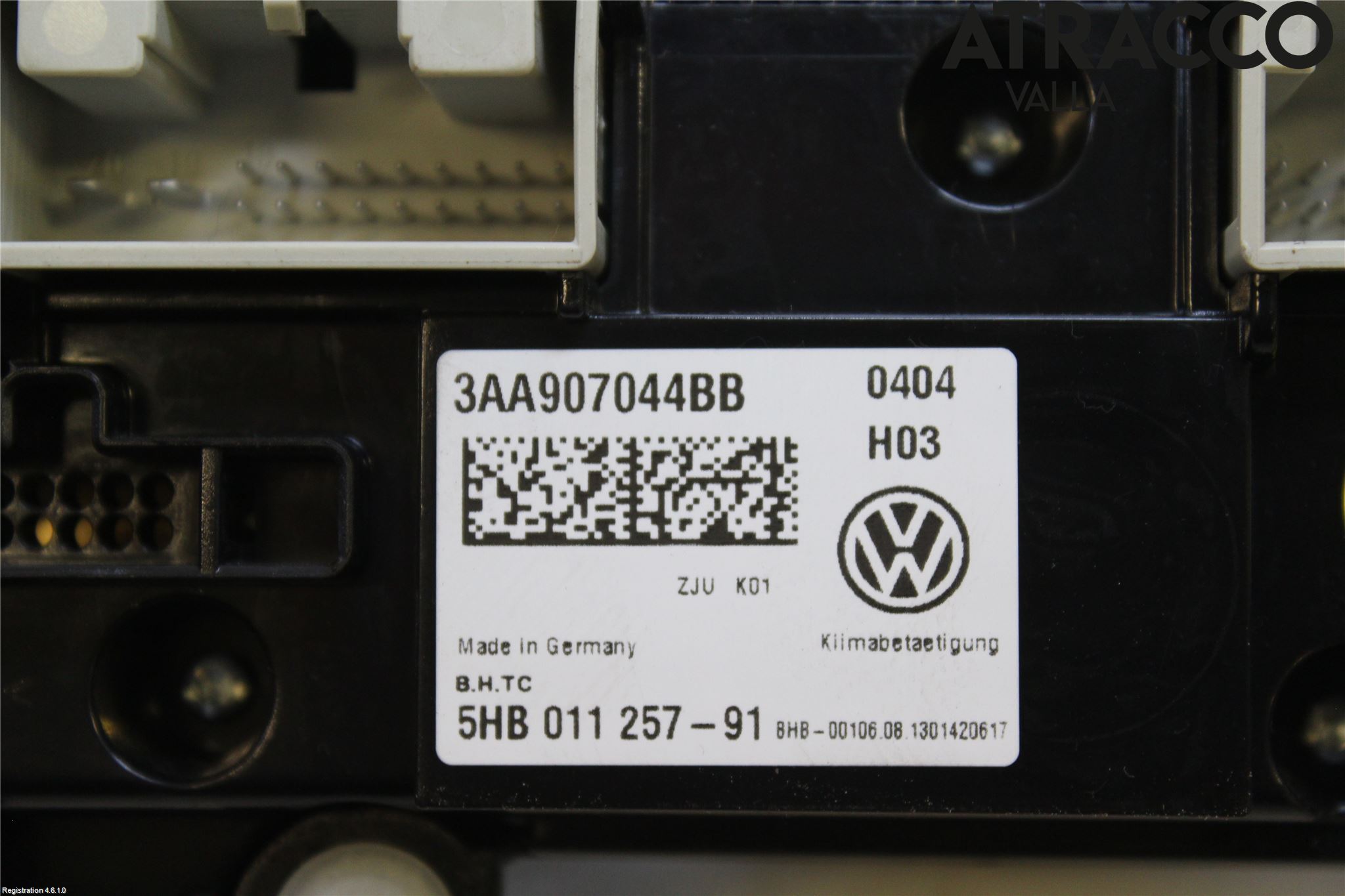 Volkswagen VW PASSAT 11-14 Varme Ac Betjening-Display