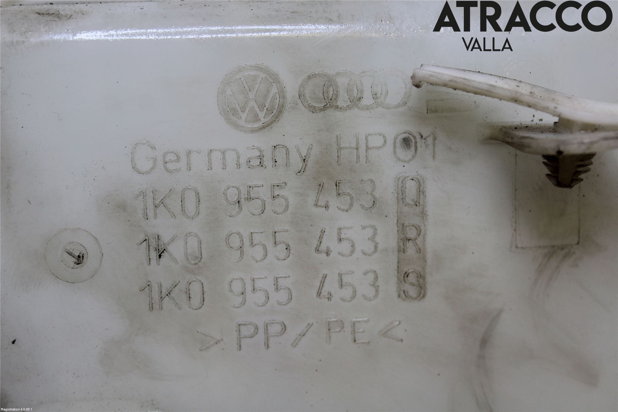 Volkswagen VW GOLF V 04-09 Spylerbeholder Frontrute-Lykte
