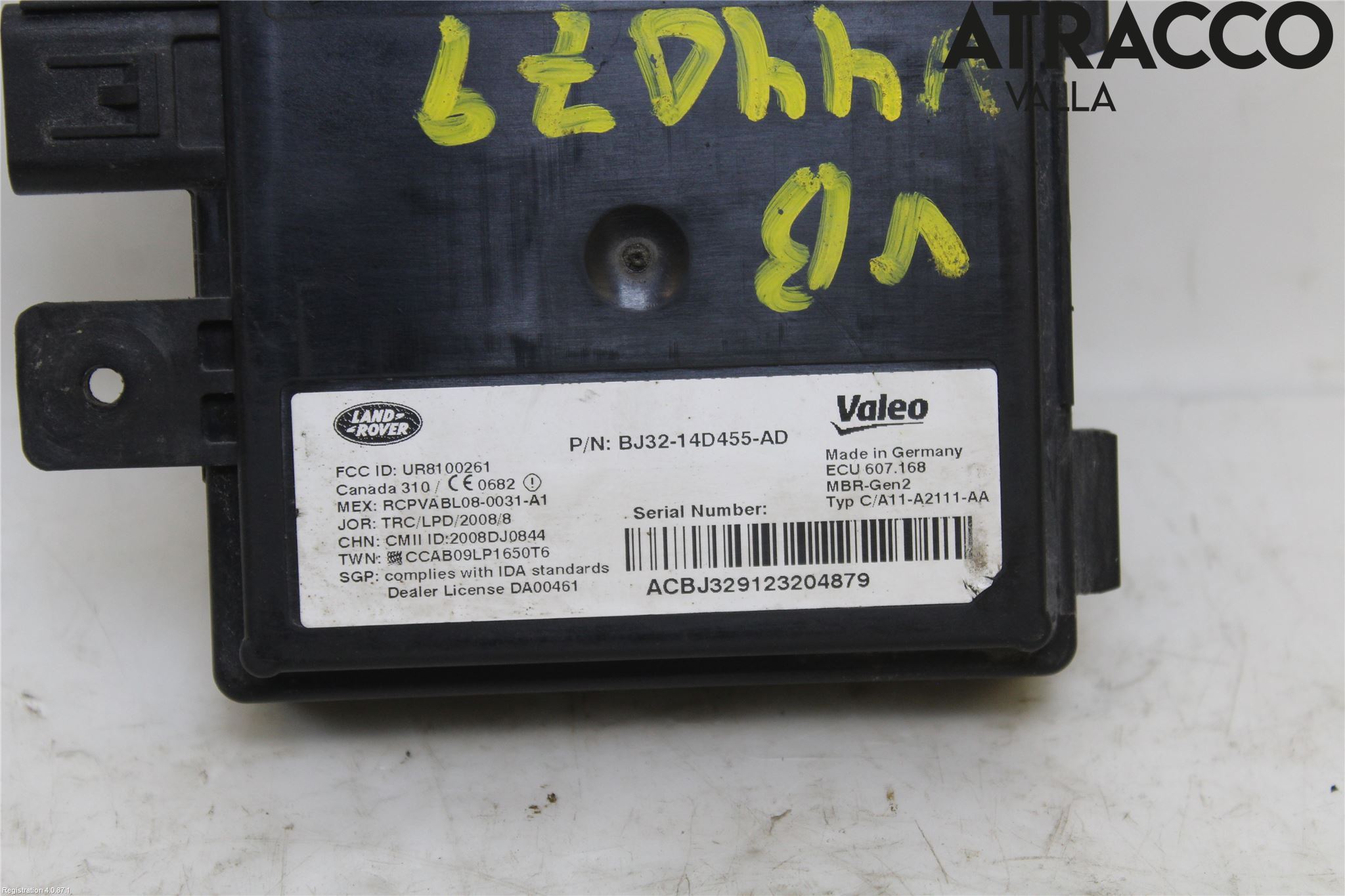 Landrover LAND ROVER RANGE ROVER EVOQUE (L538) 11-18 Sensor Kollisjonsbeskyttelse