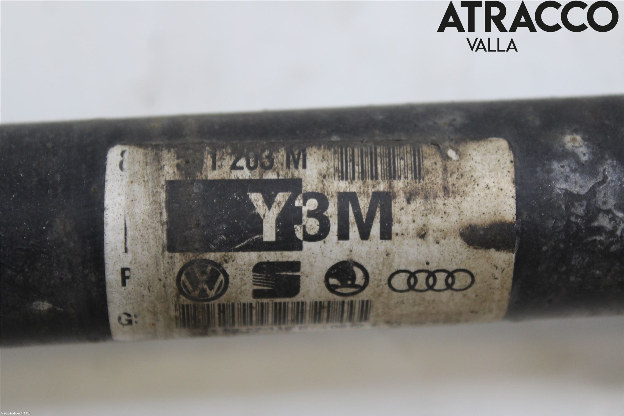 Audi A4 12-15 Drivaksel Bak Kompl Høyre